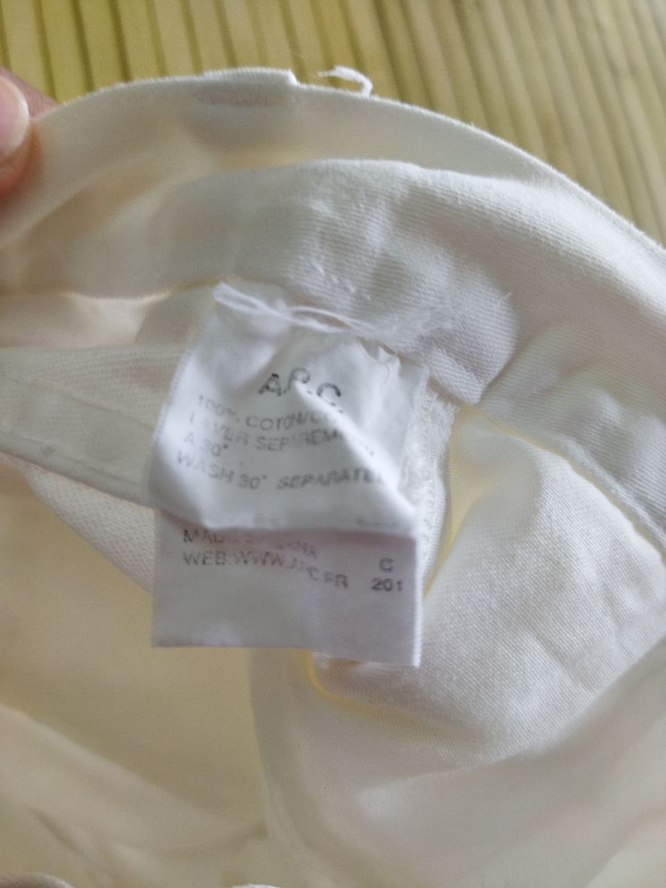 A.P.C. A.P.C White Jeans Size US 30 / EU 46 - 8 Thumbnail
