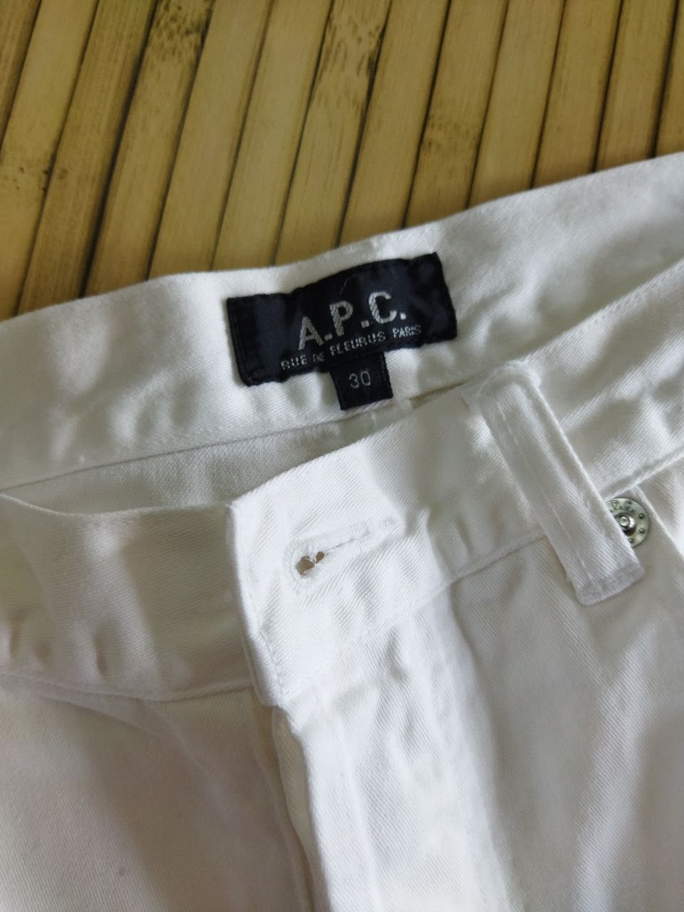 A.P.C. A.P.C White Jeans Size US 30 / EU 46 - 9 Thumbnail