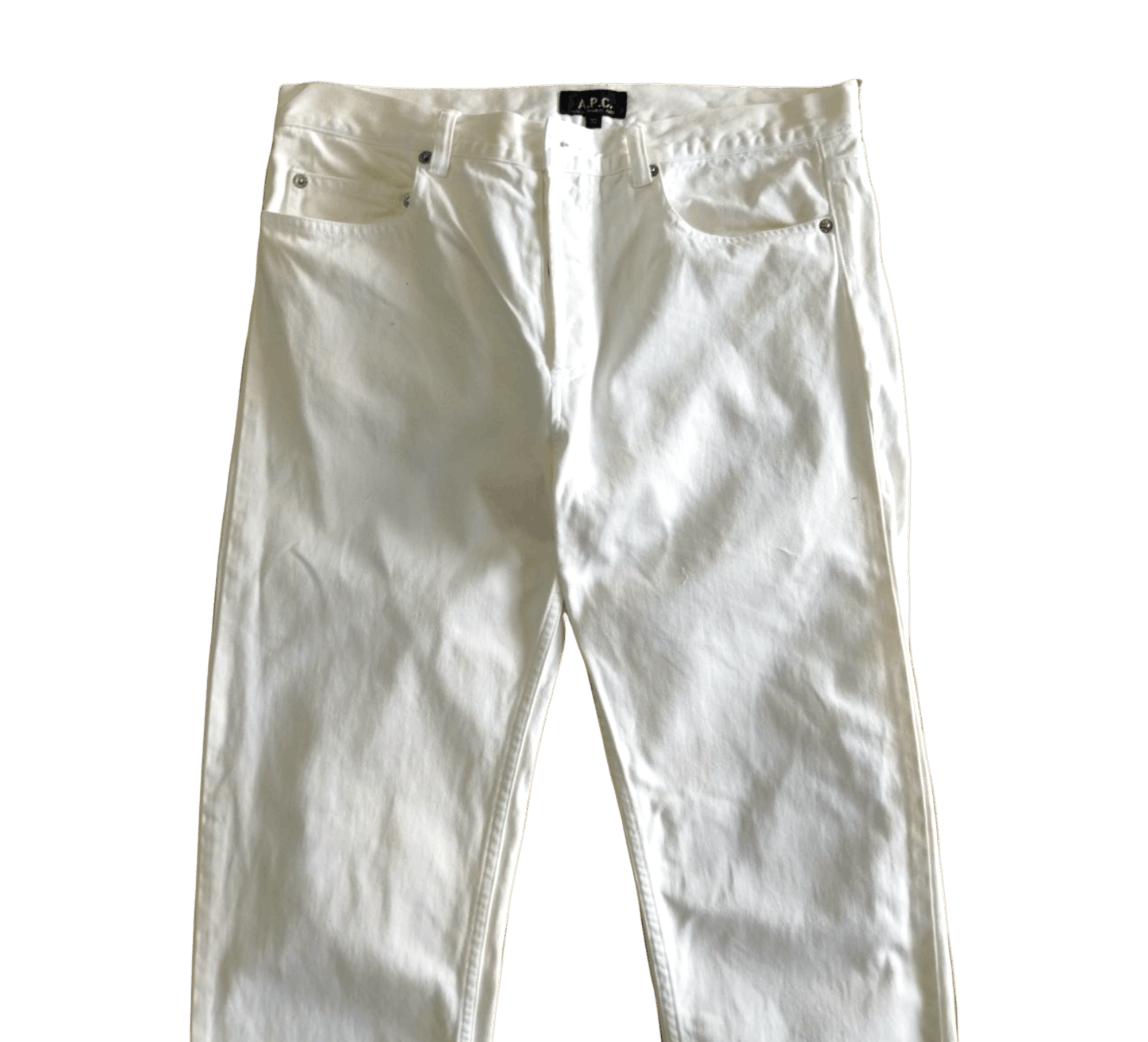 A.P.C. A.P.C White Jeans Size US 30 / EU 46 - 2 Thumbnail