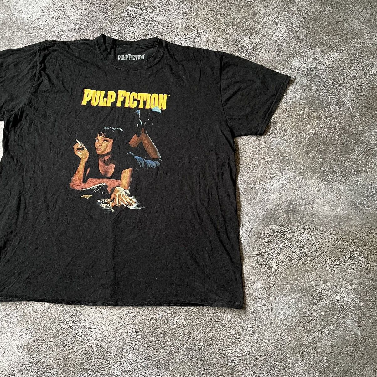 Vintage Vintage 90s Pulp Fiction Graphic Tee Y2K Grunge Streetwear L Size US L / EU 52-54 / 3 - 3 Thumbnail