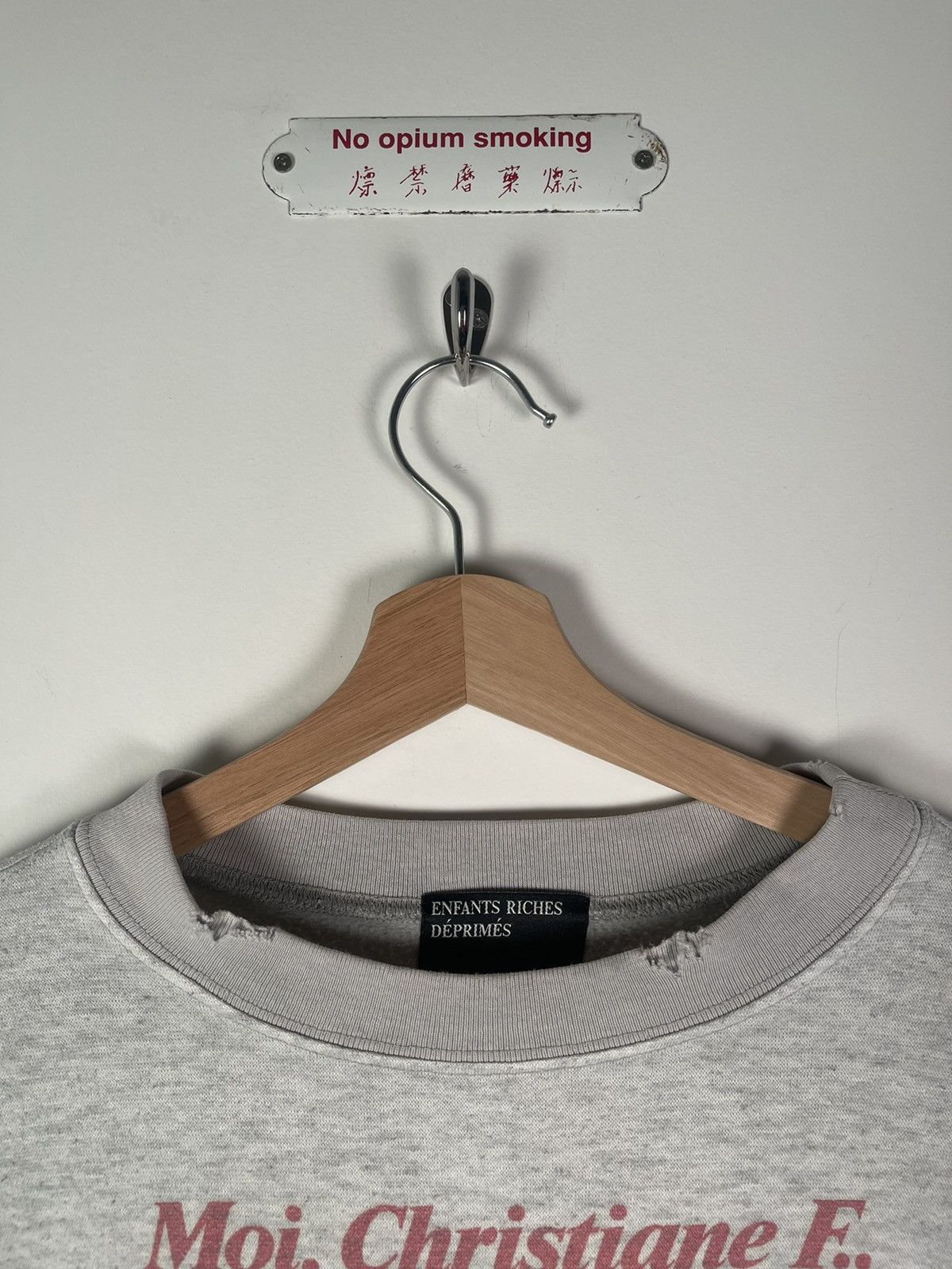 Enfants Riches Deprimes 🚭OG GRAIL🚭Fall/Winter 2018 Christiane F. Crewneck ERD Medium Size US M / EU 48-50 / 2 - 5 Thumbnail