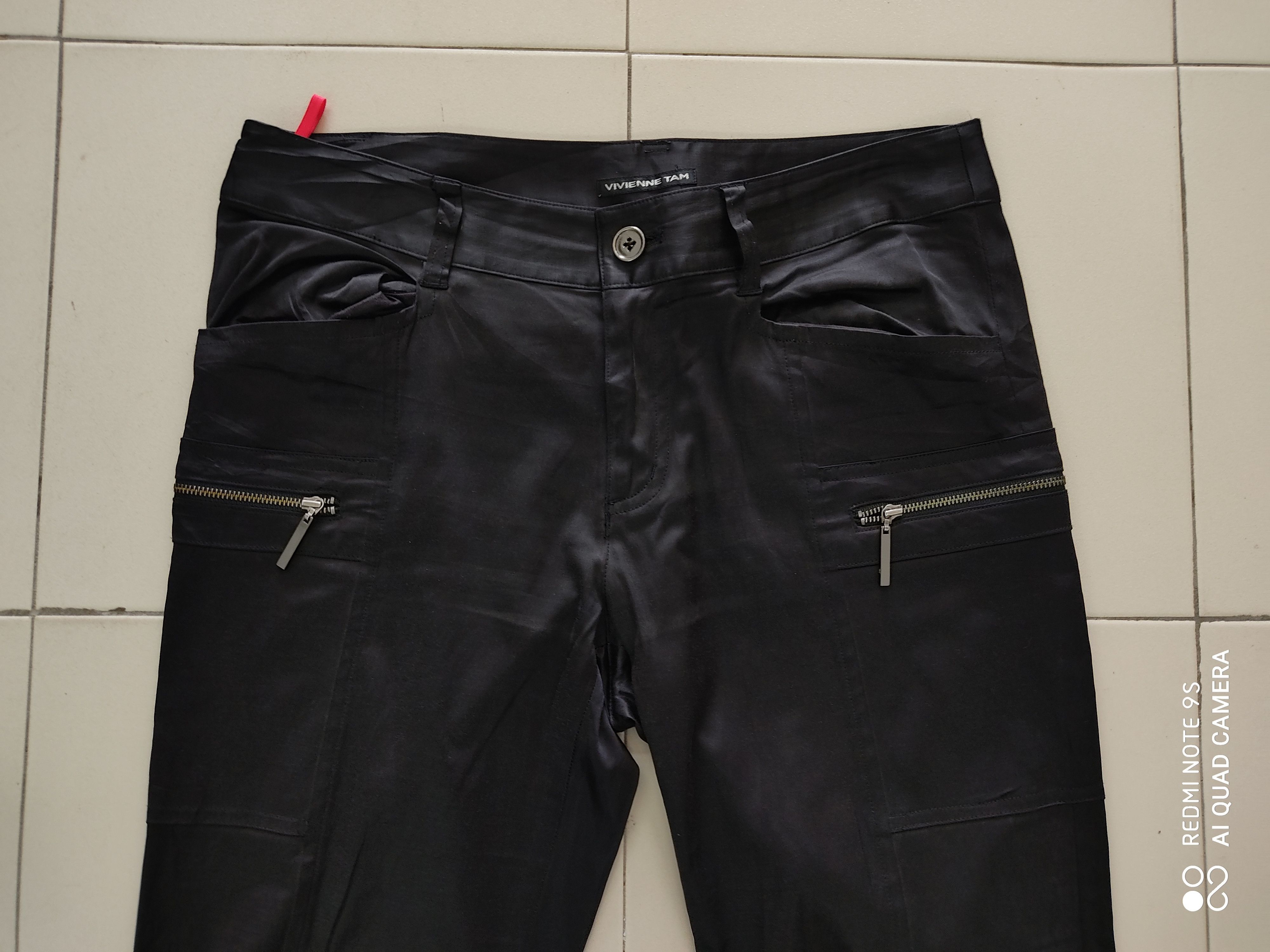 Japanese Brand Vivienne Tam Multipocket Utility Cargo Spring Leg Pant Size 33" - 2 Thumbnail