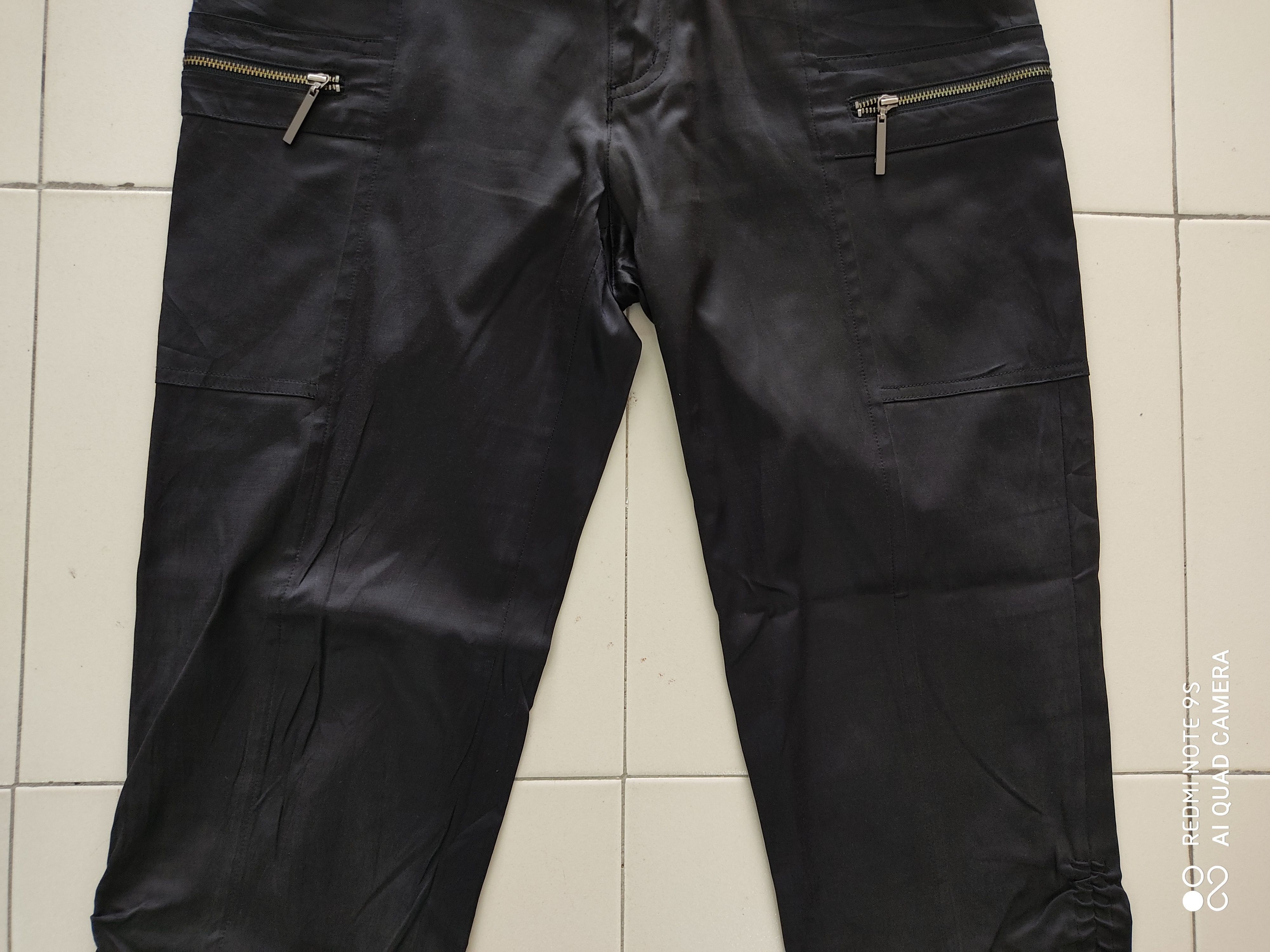 Japanese Brand Vivienne Tam Multipocket Utility Cargo Spring Leg Pant Size 33" - 3 Thumbnail