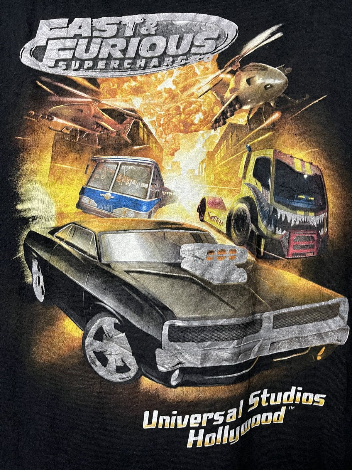 Vintage Fast & Furious Supercharged Universal Studio Movie Tee Size US XXL / EU 58 / 5 - 2 Thumbnail