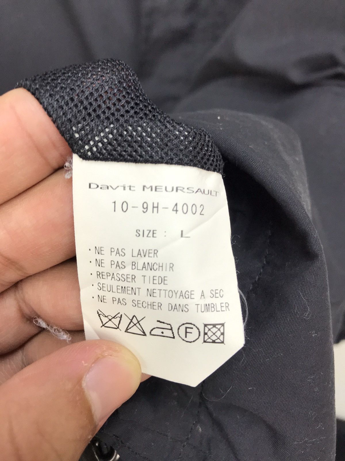 Davit Meursault Japan Steals!! David Meursault Designer Nylon Jacket Size US L / EU 52-54 / 3 - 11 Thumbnail