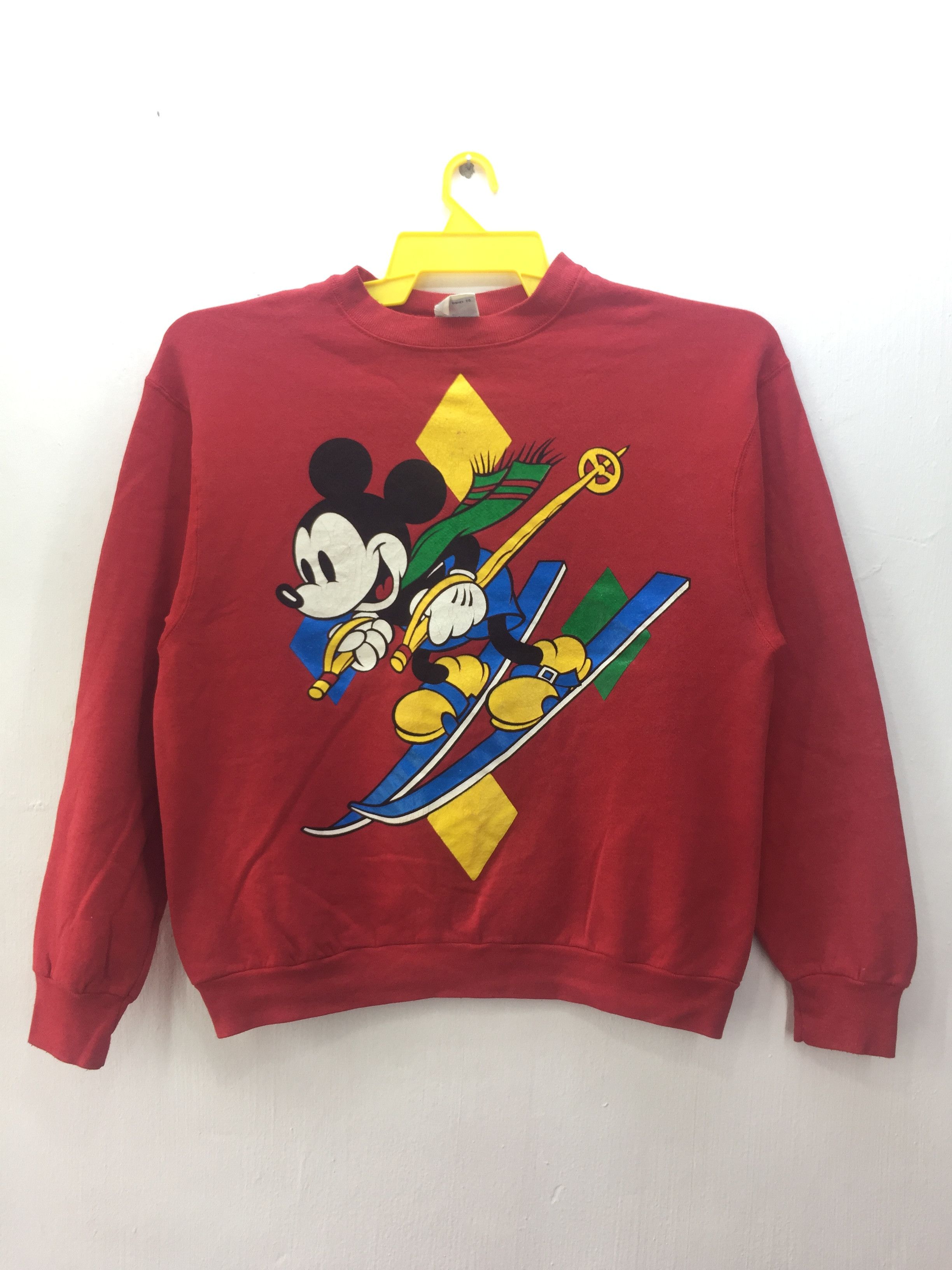 Mickey Mouse VINTAGE MICKEY MOUSE SNOWBOARD BIG LOGO SWEATSHIRT Size US XL / EU 56 / 4 - 1 Thumbnail