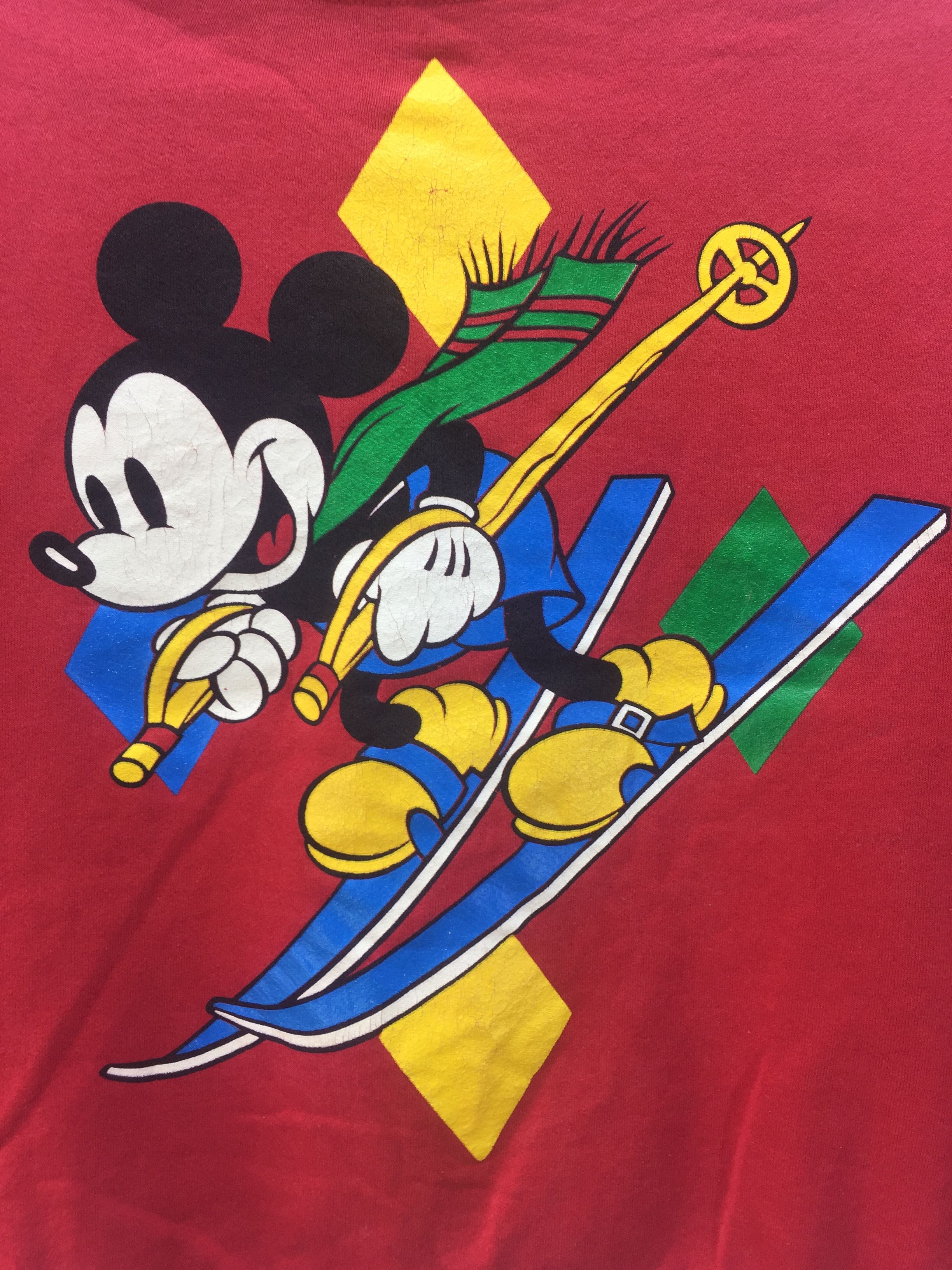 Mickey Mouse VINTAGE MICKEY MOUSE SNOWBOARD BIG LOGO SWEATSHIRT Size US XL / EU 56 / 4 - 2 Thumbnail