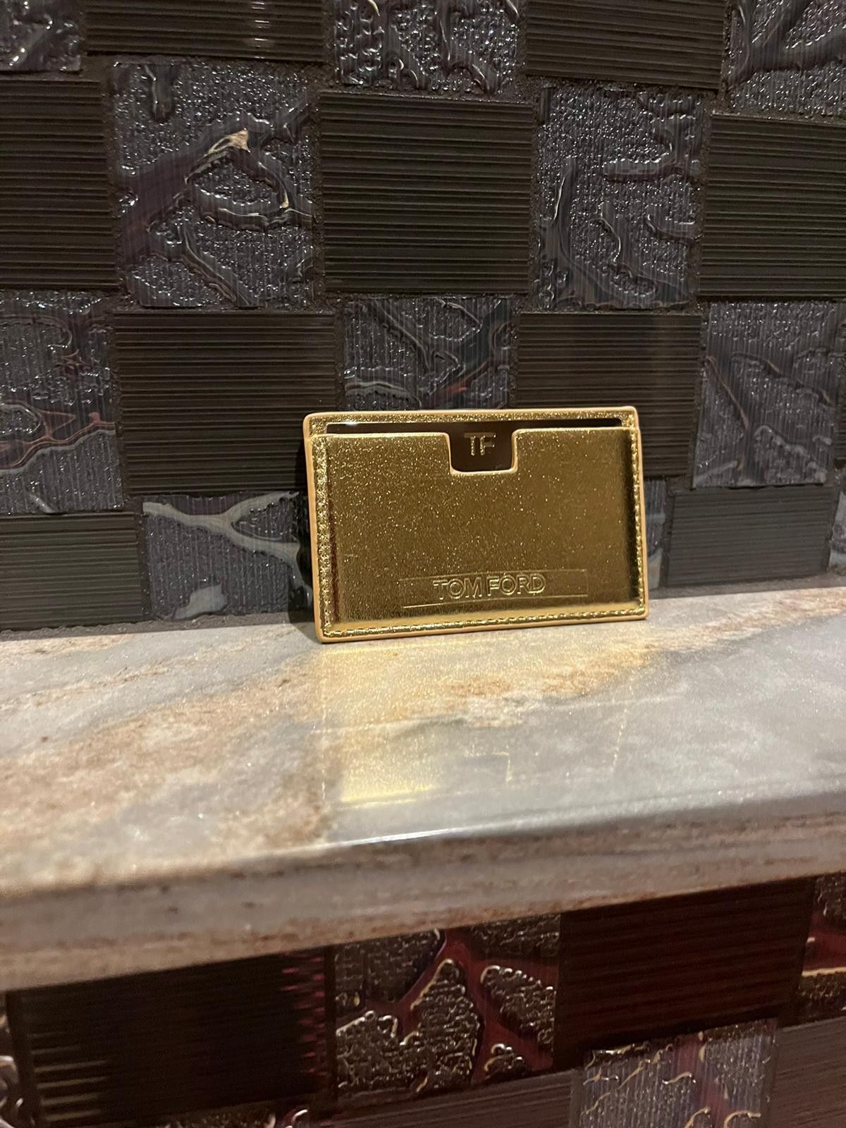 Tom Ford Card Holder Wallet in Gold Size ONE SIZE - 9 Thumbnail