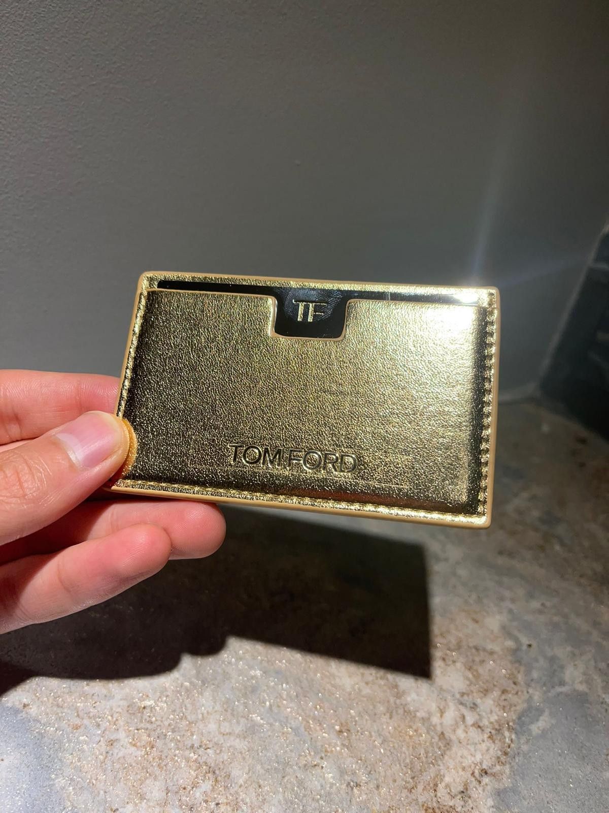 Tom Ford Card Holder Wallet in Gold Size ONE SIZE - 4 Thumbnail