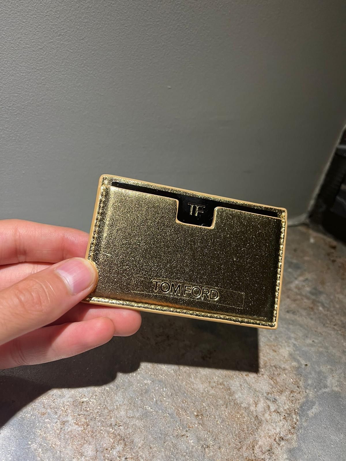 Tom Ford Card Holder Wallet in Gold Size ONE SIZE - 10 Thumbnail