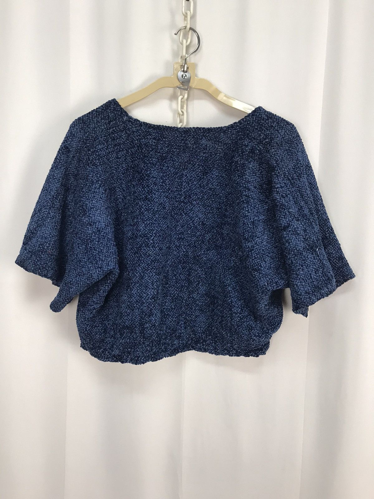 Japanese Brand × Vintage Vintage vneck croptop shirt by oopan ichiju Size L / US 10 / IT 46 - 2 Thumbnail