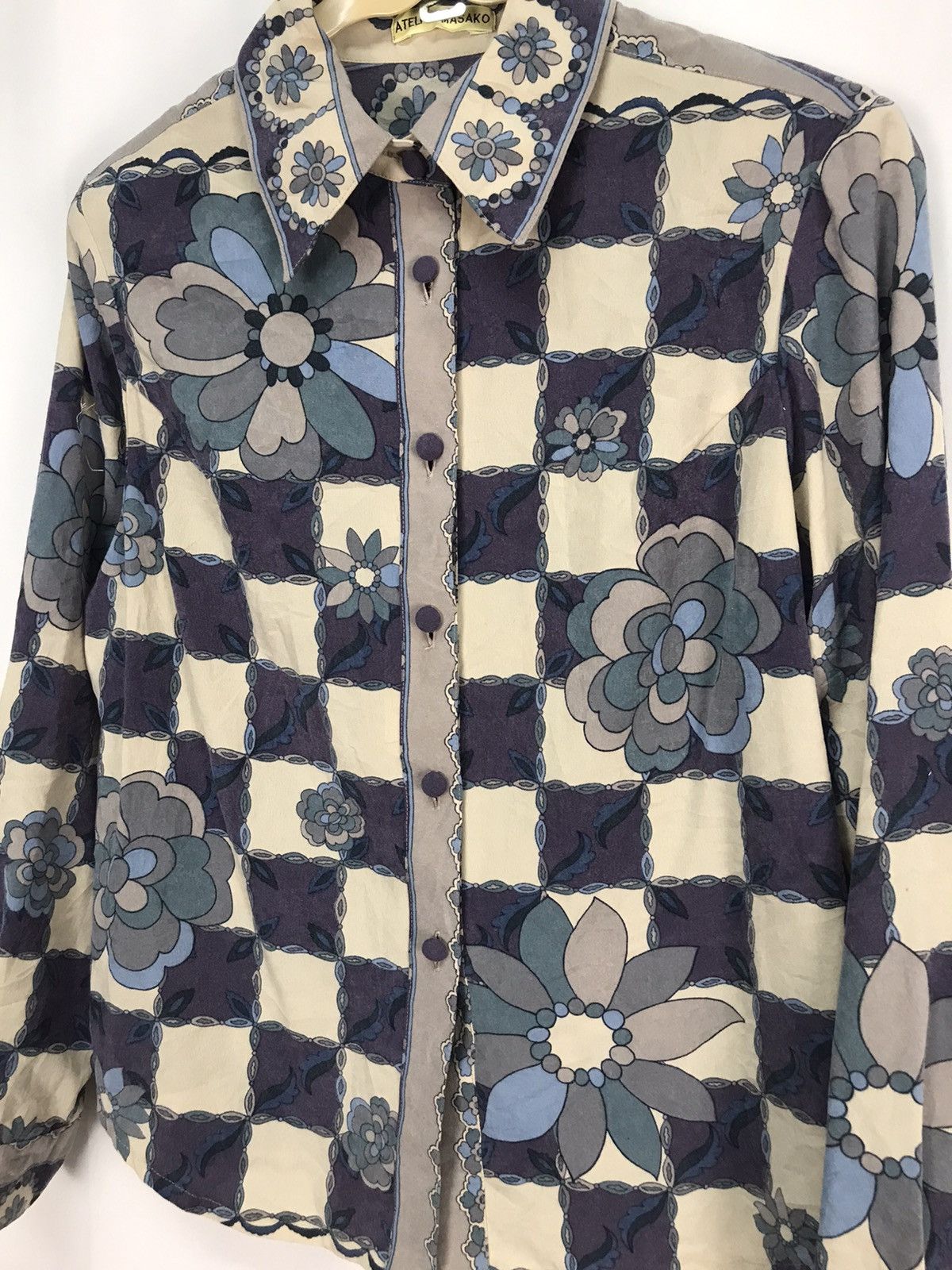 Japanese Brand × Other Fullprint button up shirt by atelier masako Size M / US 6-8 / IT 42-44 - 2 Thumbnail