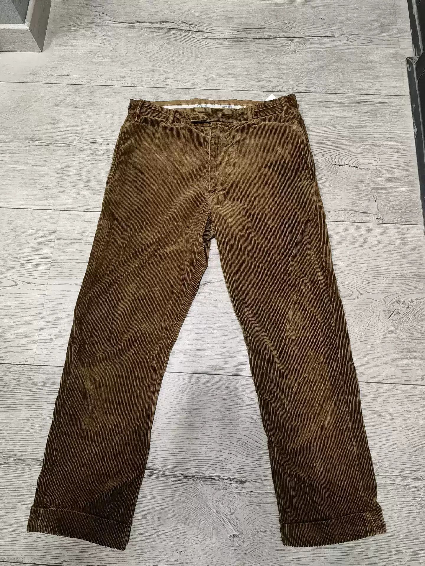 image of Visvim Corduroy Pants in Brown, Men's (Size 30)