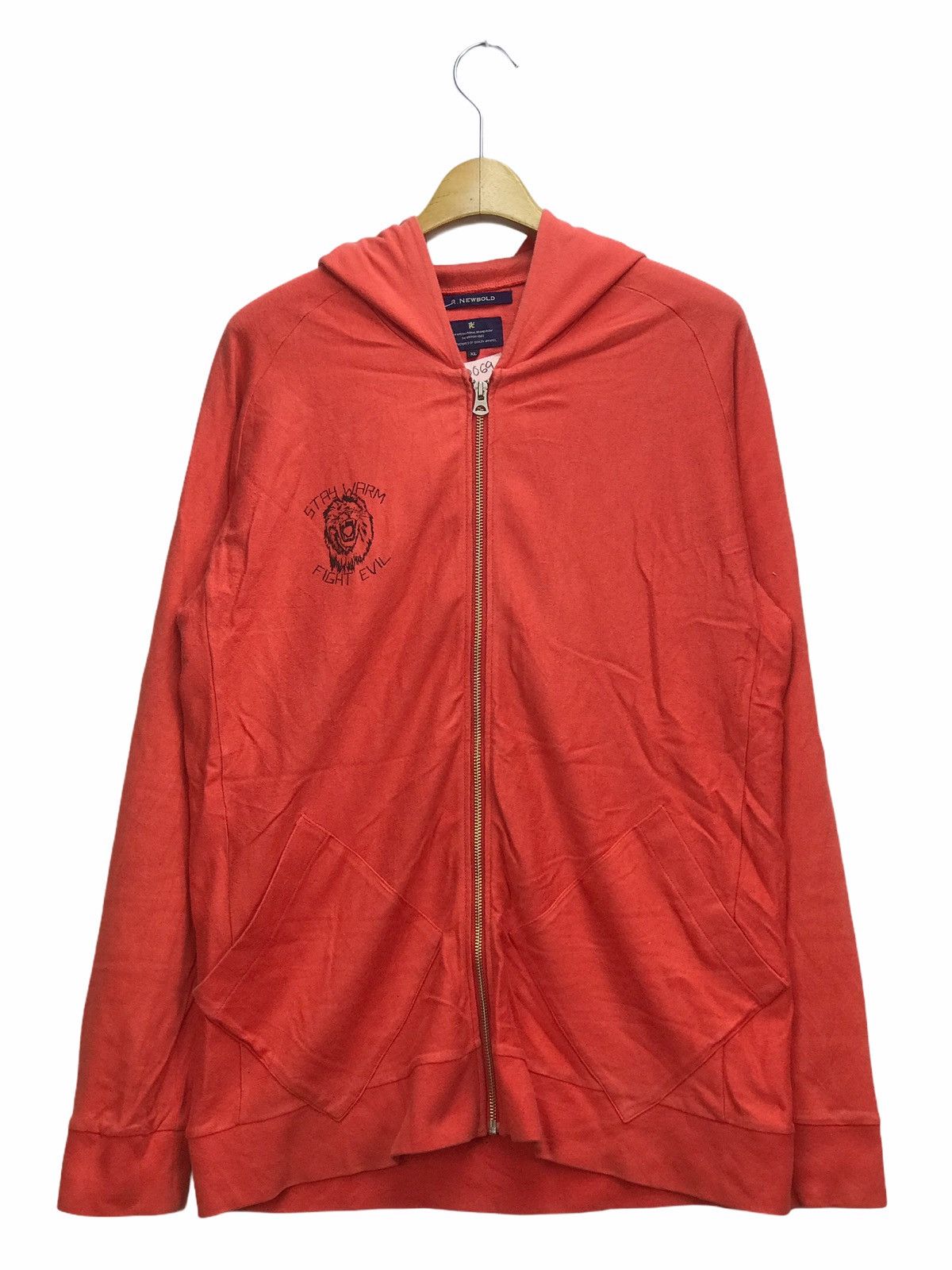 image of Archival Clothing x Paul Smith R. Newbold By Paul Smith Hooded Jacket in Orange, Men's (Size XL)