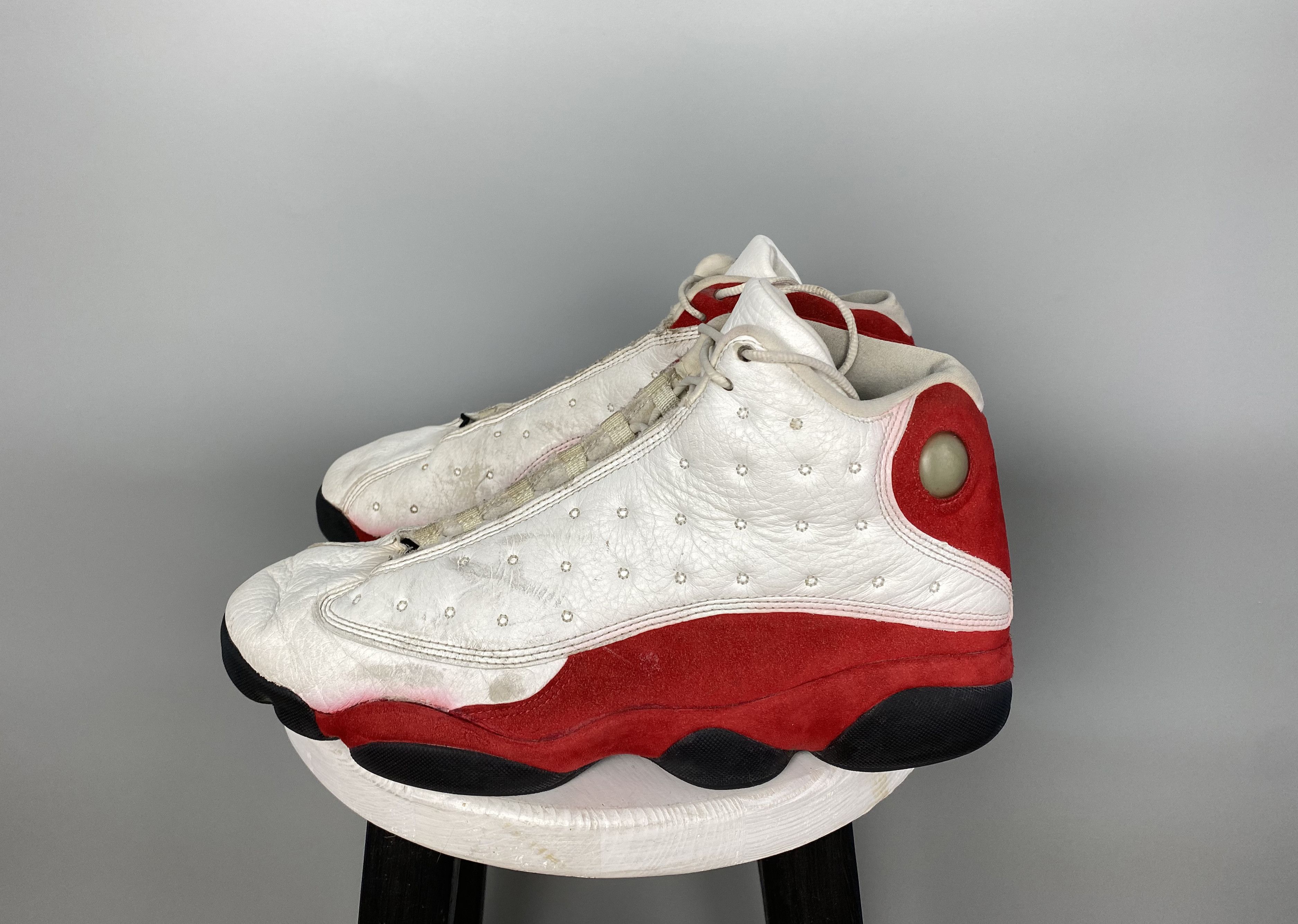 Jordan Brand Jordan 13 OG Cherry (1998) Hi Top Sneakers Size US 13 / EU 46 - 1 Thumbnail