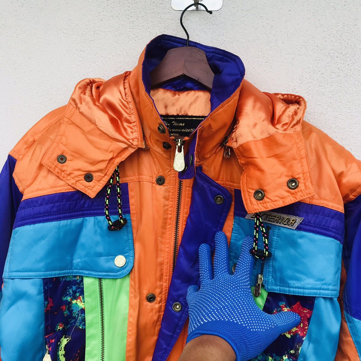 Japanese Brand Exterior multitones skier jacket copper buttom drawstring Size US M / EU 48-50 / 2 - 10 Thumbnail