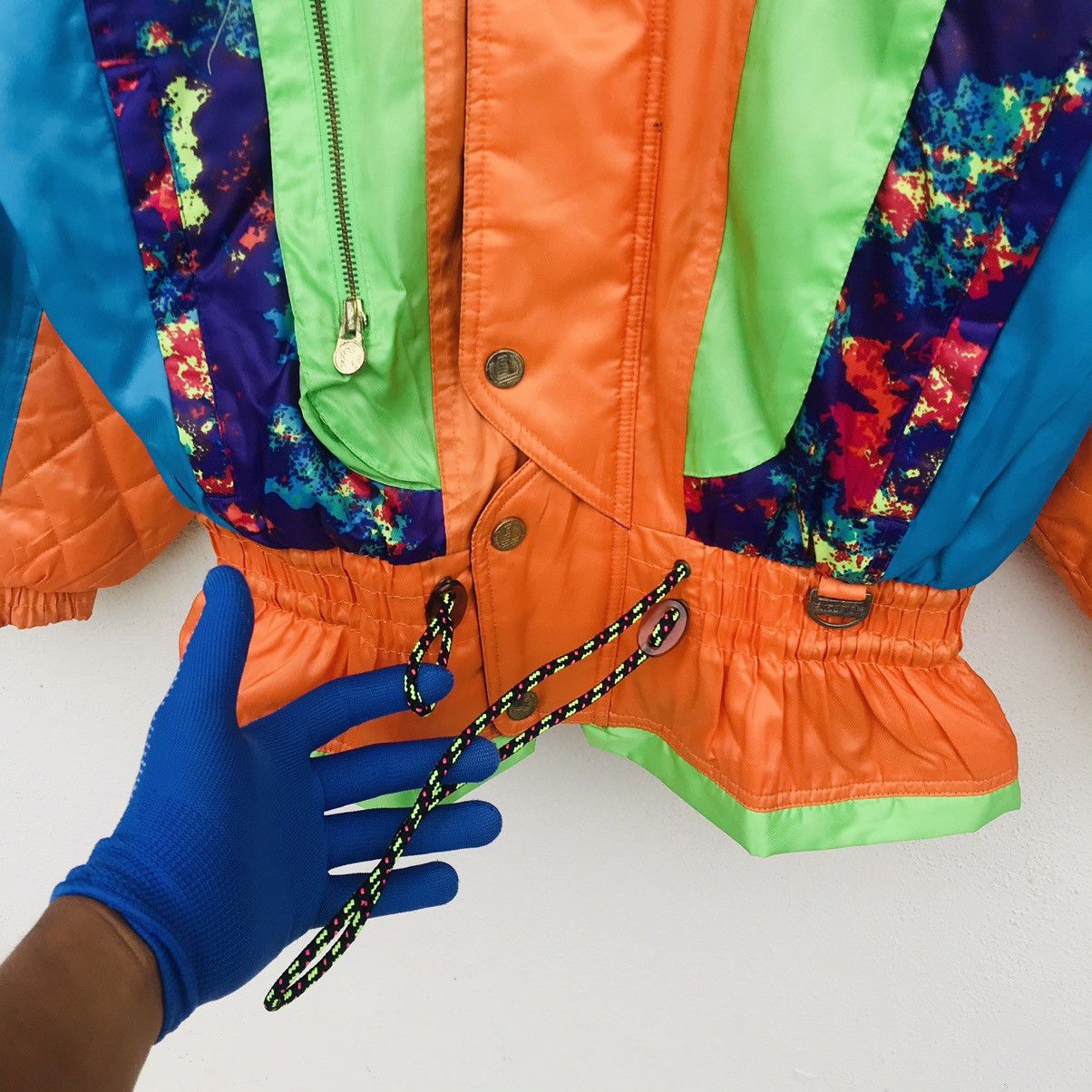 Japanese Brand Exterior multitones skier jacket copper buttom drawstring Size US M / EU 48-50 / 2 - 7 Thumbnail