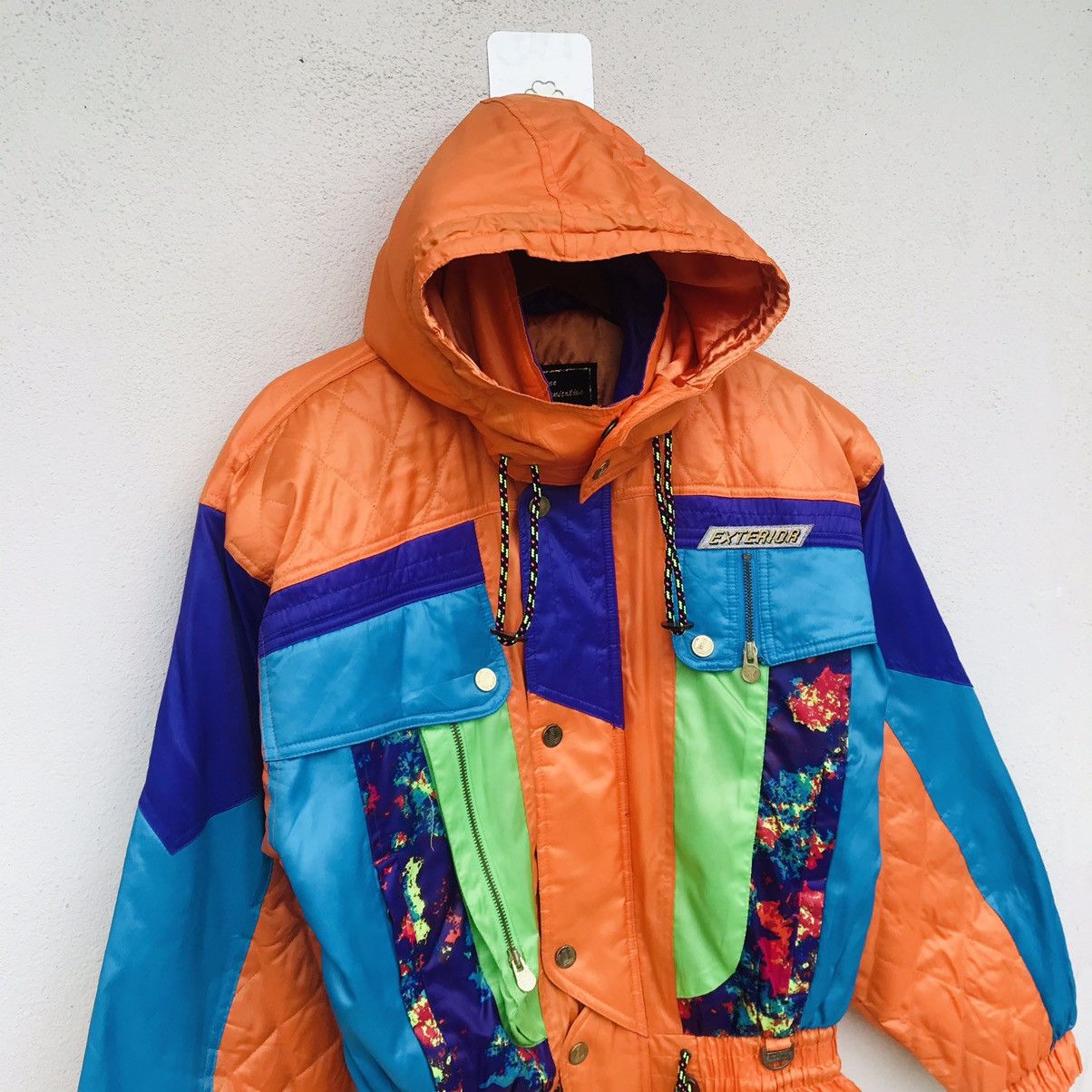 Japanese Brand Exterior multitones skier jacket copper buttom drawstring Size US M / EU 48-50 / 2 - 5 Thumbnail