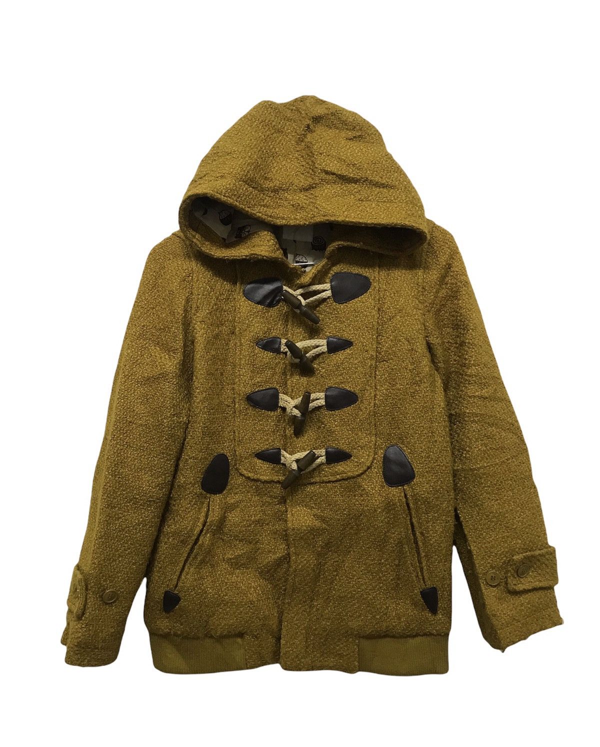 Issey Miyake Ne-net by Issey Miyake Knit Wool Duffle Coat Jacket Size S / US 4 / IT 40 - 2 Thumbnail