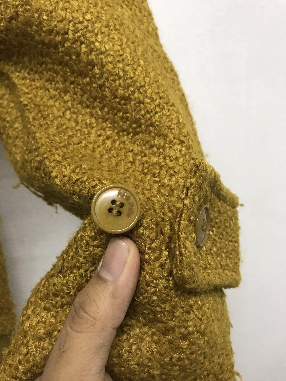 Issey Miyake Ne-net by Issey Miyake Knit Wool Duffle Coat Jacket Size S / US 4 / IT 40 - 8 Thumbnail
