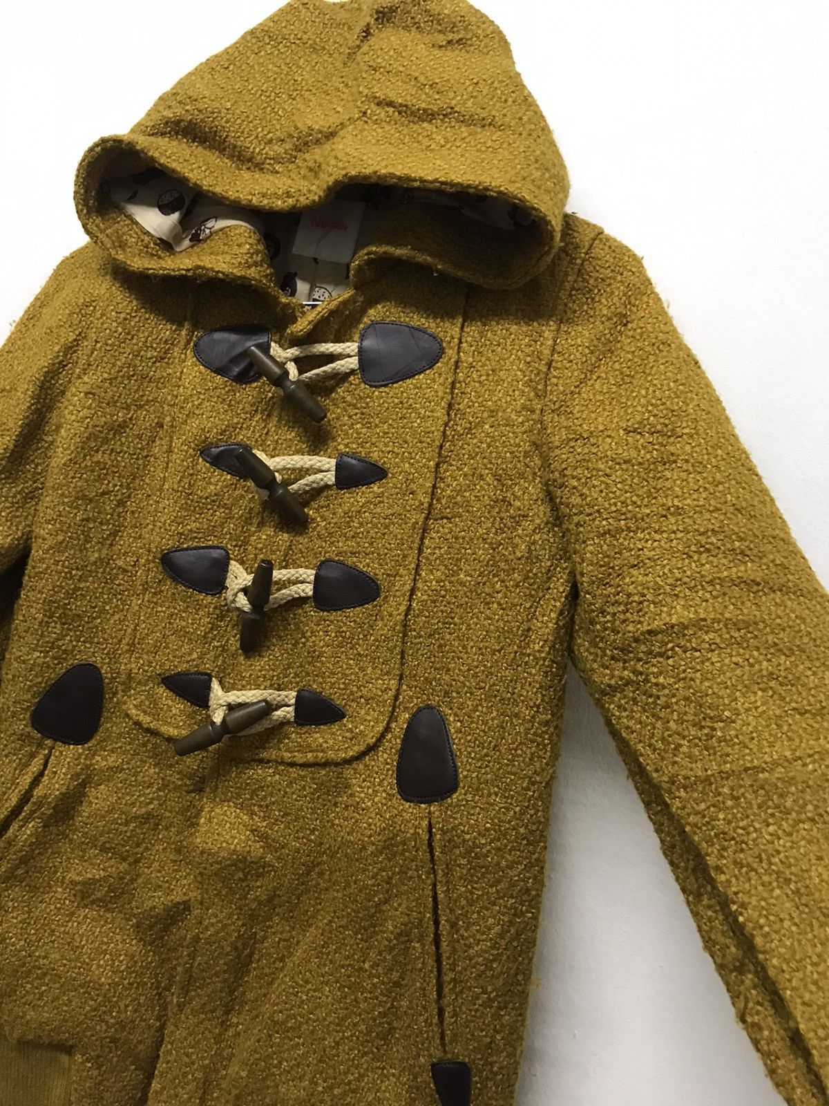 Issey Miyake Ne-net by Issey Miyake Knit Wool Duffle Coat Jacket Size S / US 4 / IT 40 - 12 Thumbnail