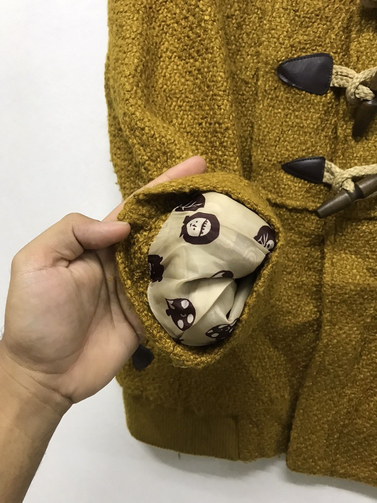 Issey Miyake Ne-net by Issey Miyake Knit Wool Duffle Coat Jacket Size S / US 4 / IT 40 - 10 Thumbnail