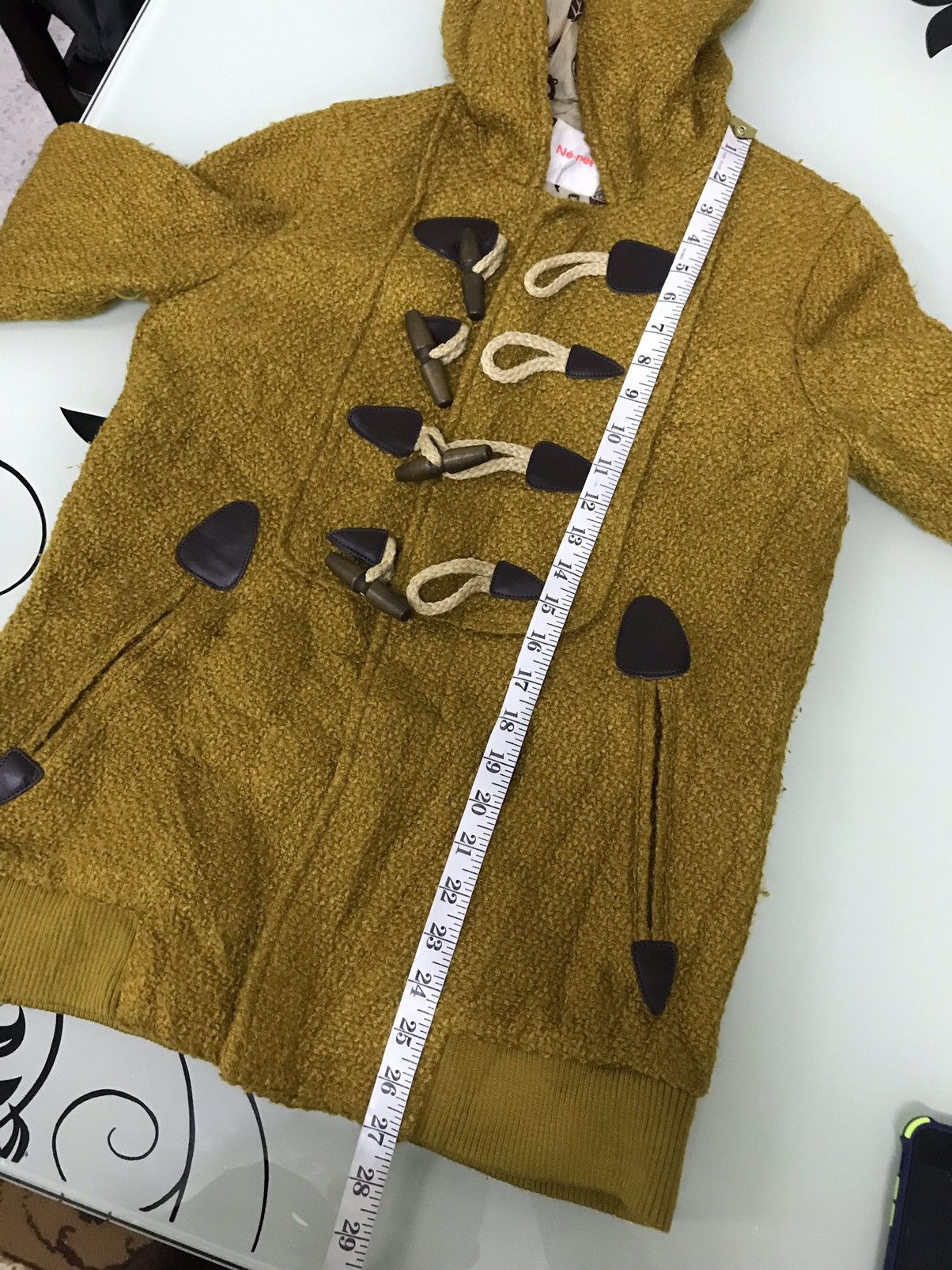 Issey Miyake Ne-net by Issey Miyake Knit Wool Duffle Coat Jacket Size S / US 4 / IT 40 - 23 Thumbnail