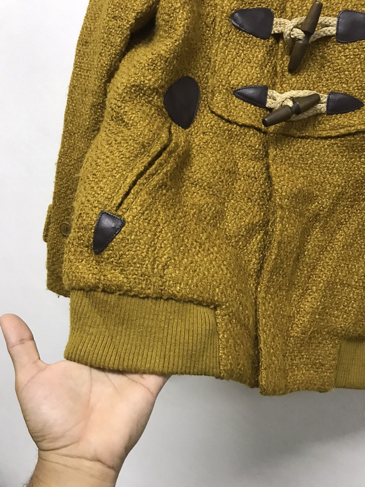 Issey Miyake Ne-net by Issey Miyake Knit Wool Duffle Coat Jacket Size S / US 4 / IT 40 - 11 Thumbnail