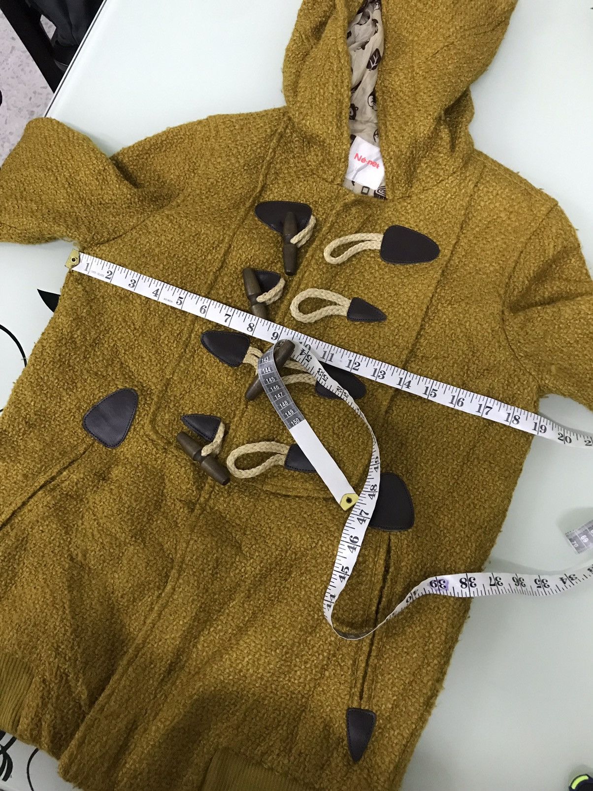 Issey Miyake Ne-net by Issey Miyake Knit Wool Duffle Coat Jacket Size S / US 4 / IT 40 - 22 Thumbnail
