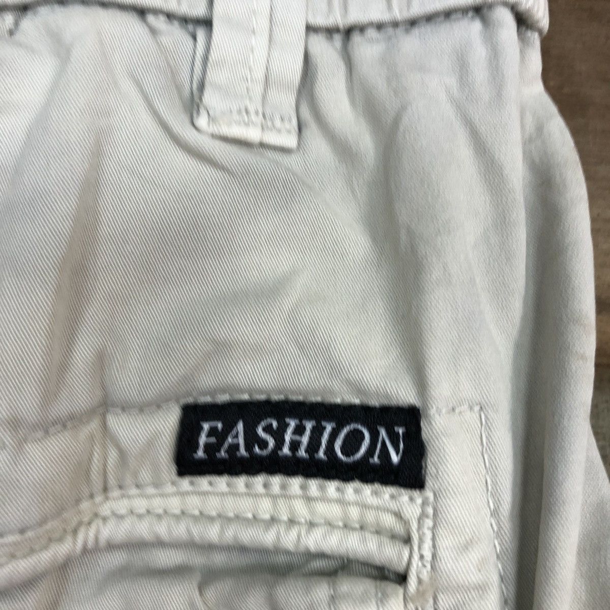 Japanese Brand DL Fashion White faded Multipocket Jogger Pants #4393 Size 30" / US 8 / IT 44 - 13 Thumbnail
