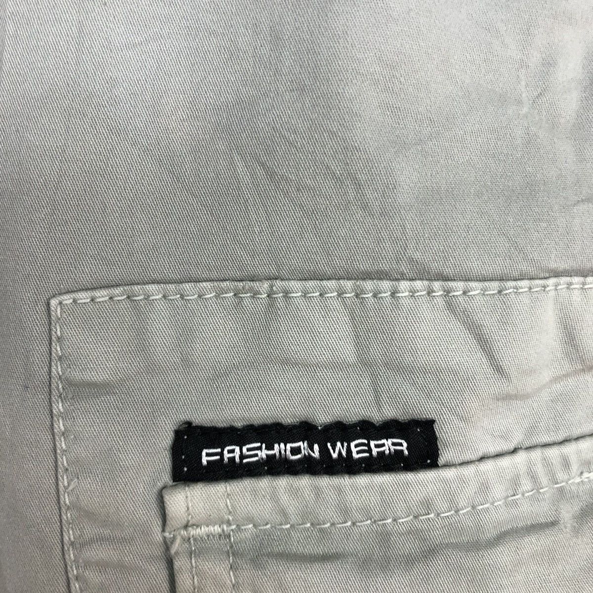 Japanese Brand DL Fashion White faded Multipocket Jogger Pants #4393 Size 30" / US 8 / IT 44 - 8 Thumbnail