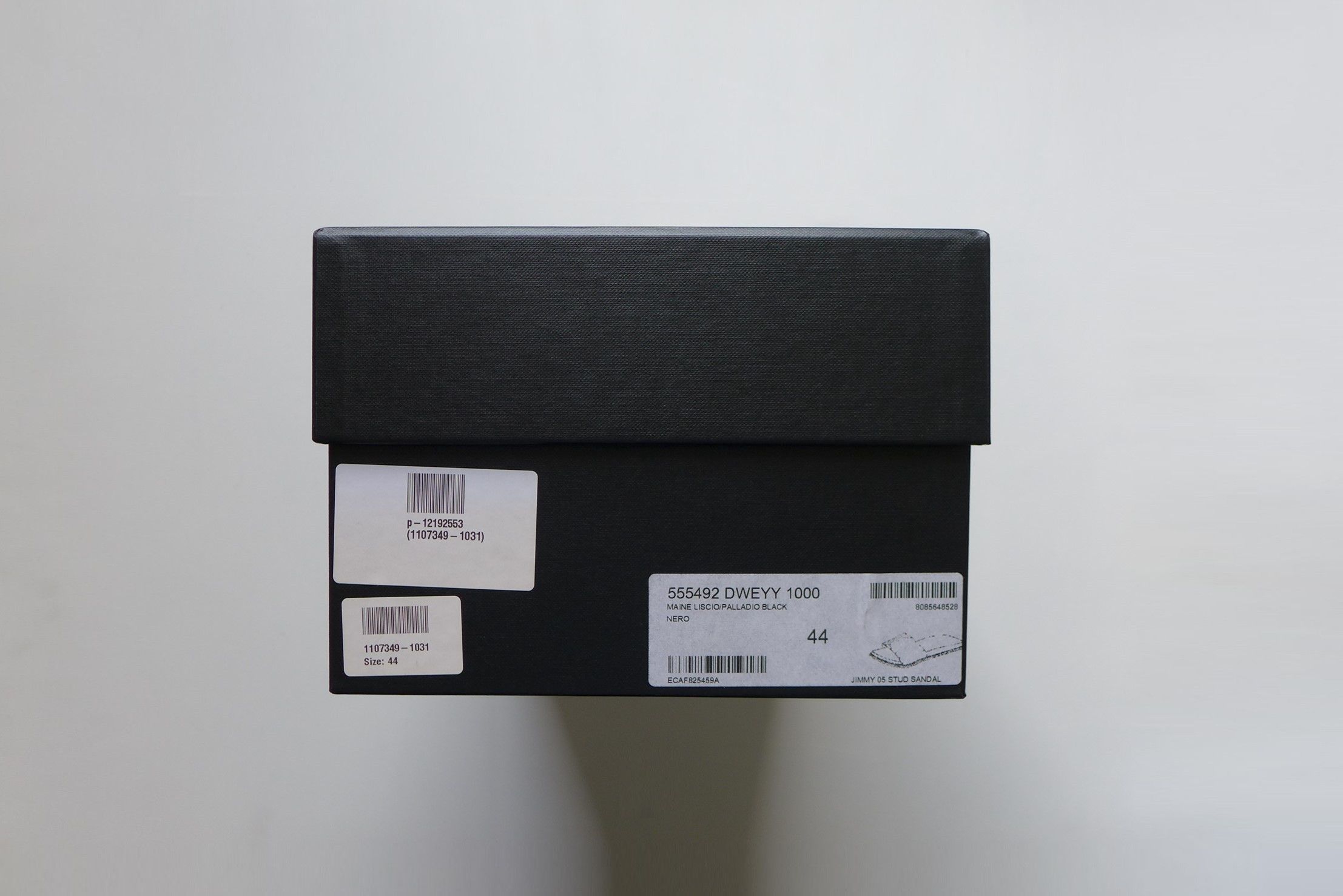 Saint Laurent Paris Saint Laurent Jimmy Logo Stud Slides Sandal - Black Leather Size US 11 / EU 44 - 20 Thumbnail