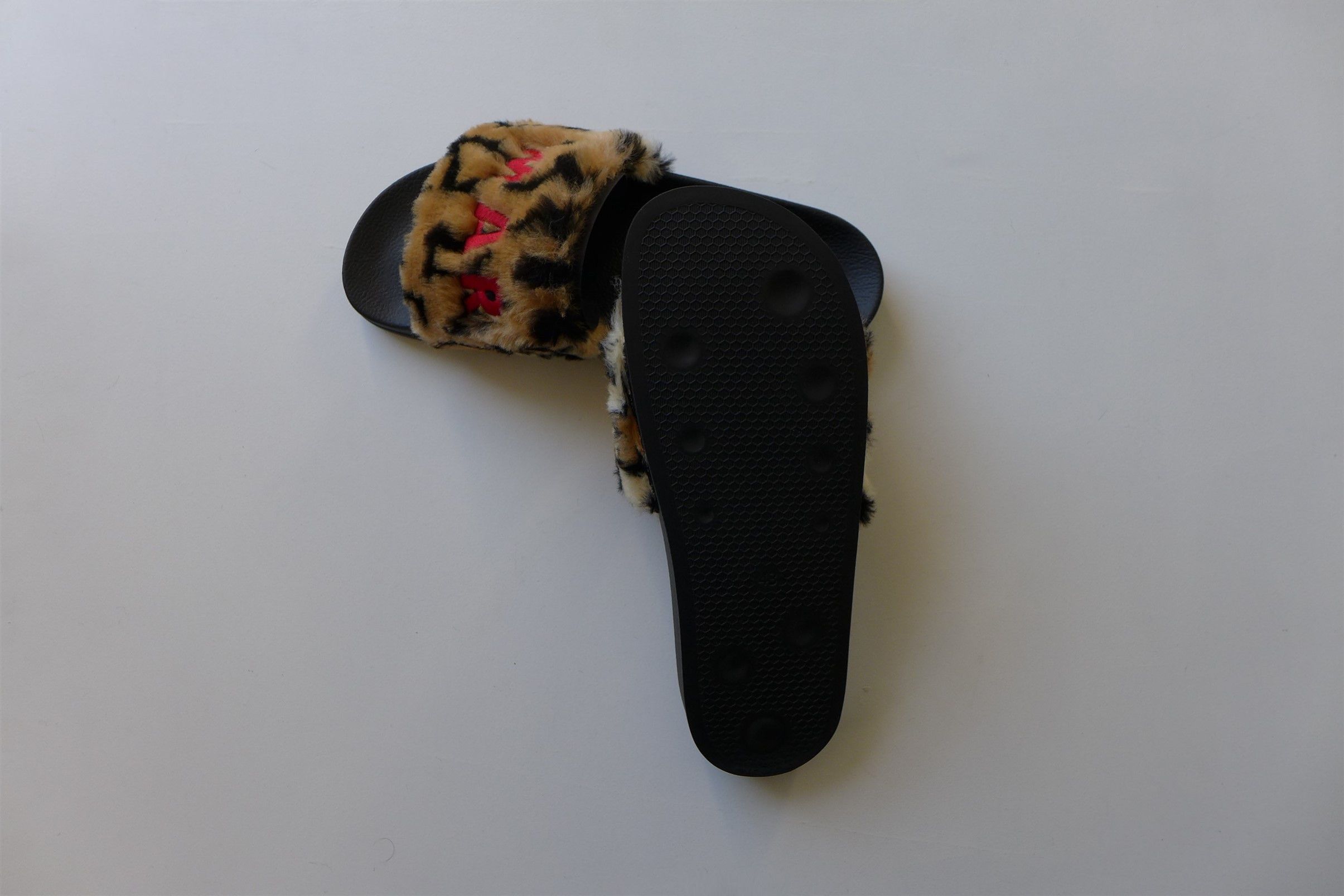Marni Marni Logo Slides - Leopard Print Faux Fur Size US 10 / EU 43 - 7 Thumbnail