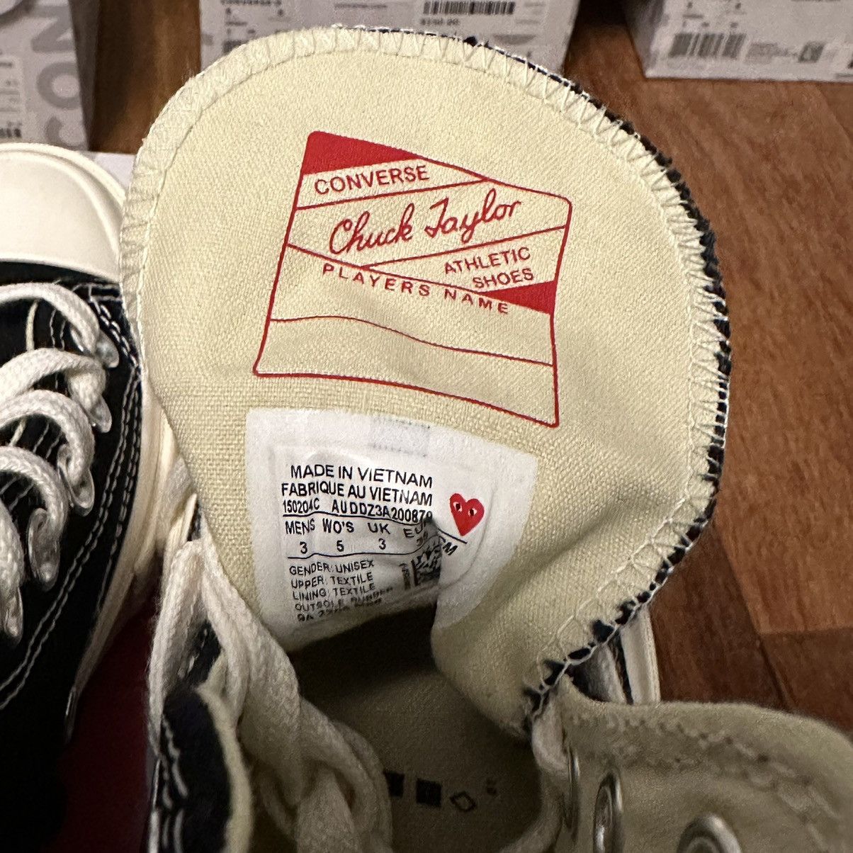 Comme des Garcons MANY SIZES CDG Converse High Comme des Garcons Black Size US 8 / EU 41 - 5 Thumbnail