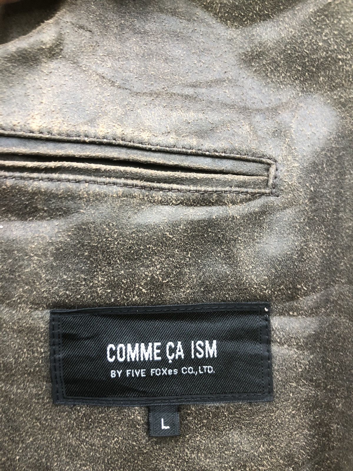 Yasuyuki Ishii Vintage 90’s Suede Leather Jacket Yasuyuki Ishii Style Size US L / EU 52-54 / 3 - 3 Thumbnail