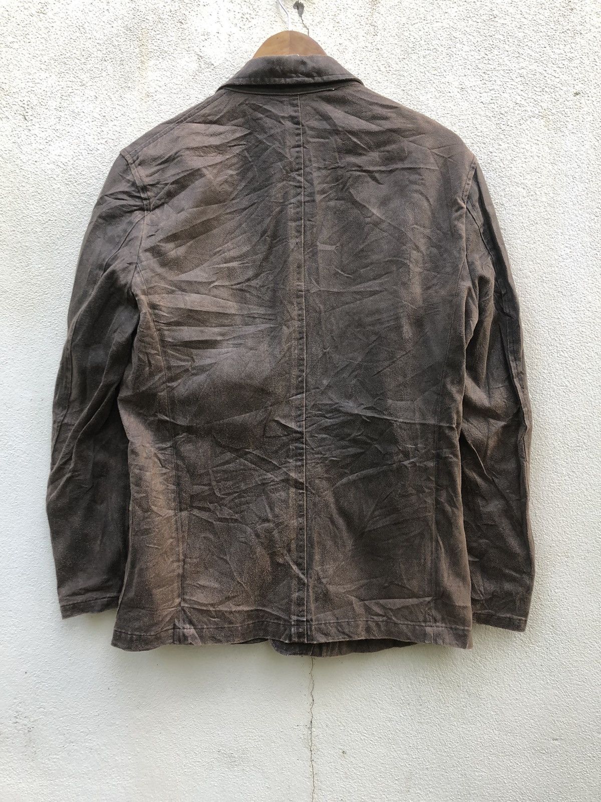 Yasuyuki Ishii Vintage 90’s Suede Leather Jacket Yasuyuki Ishii Style Size US L / EU 52-54 / 3 - 2 Thumbnail