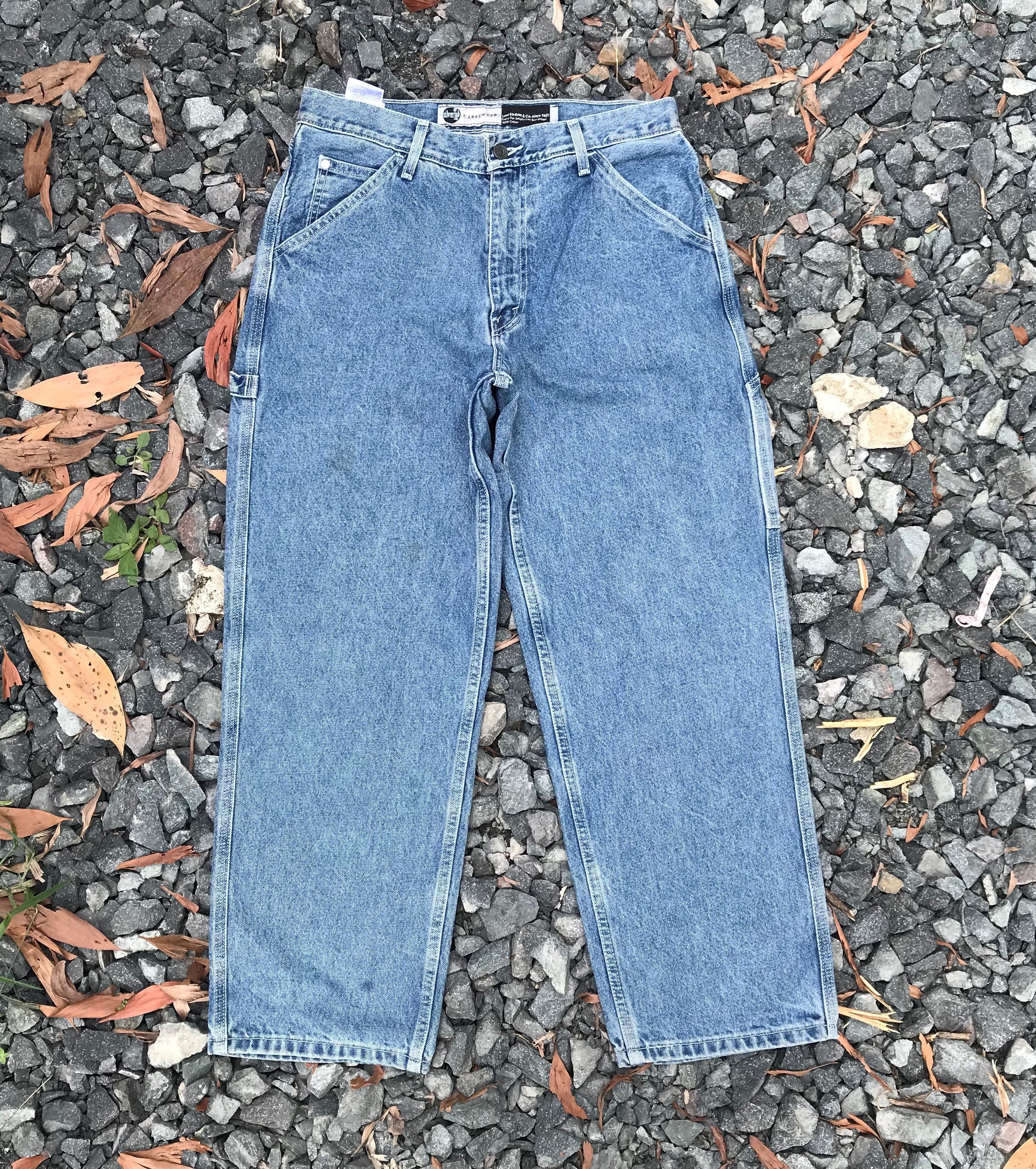 Levi's Vintage Clothing Vintage Levis Silvertab baggy carpenter jean W34x28.5 rock Size US 34 / EU 50 - 1 Thumbnail