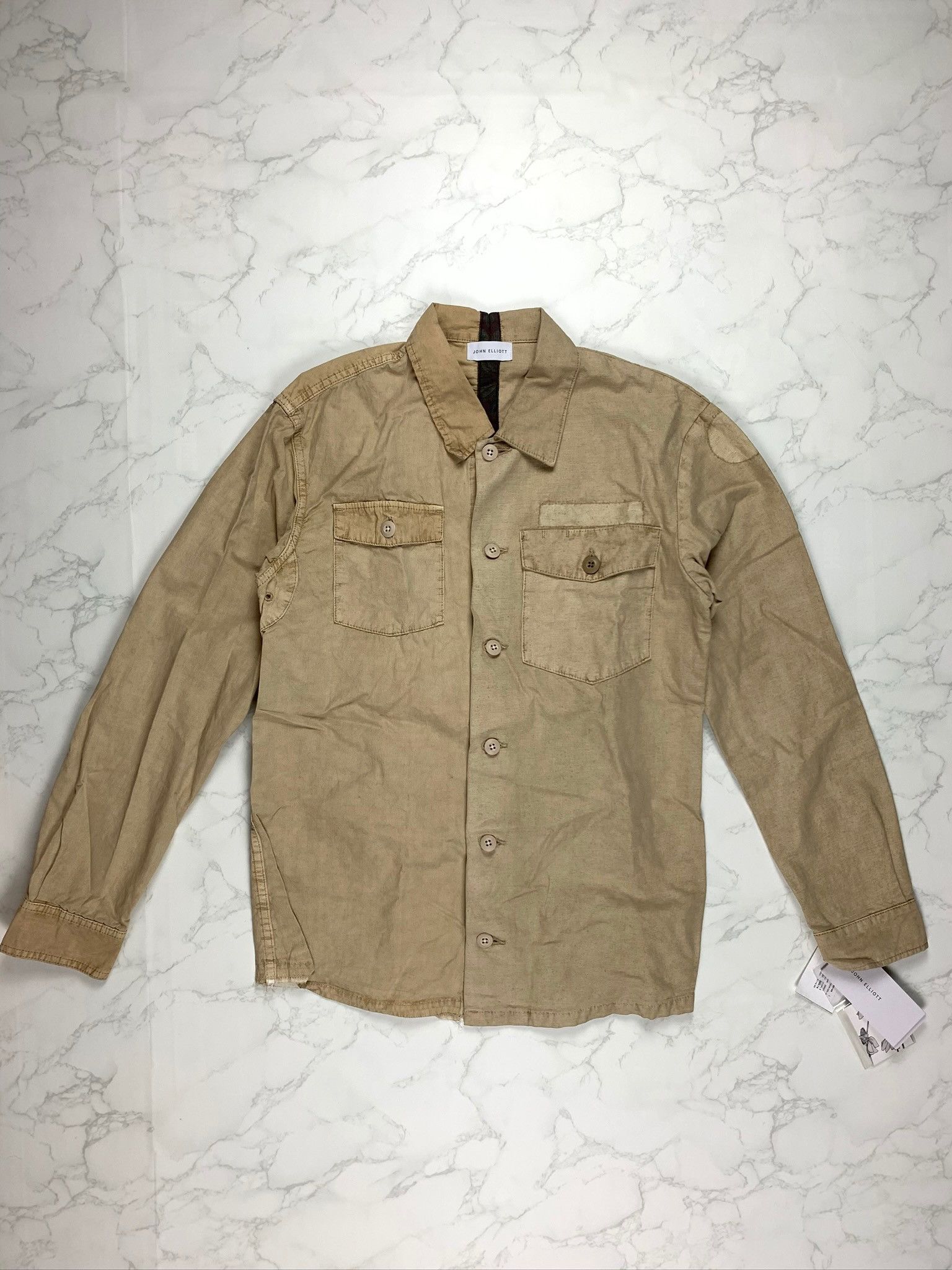 John Elliott 🔥[SALE]🔥 John Elliott Selfridges Distorted Dune Shirt Size US M / EU 48-50 / 2 - 2 Thumbnail