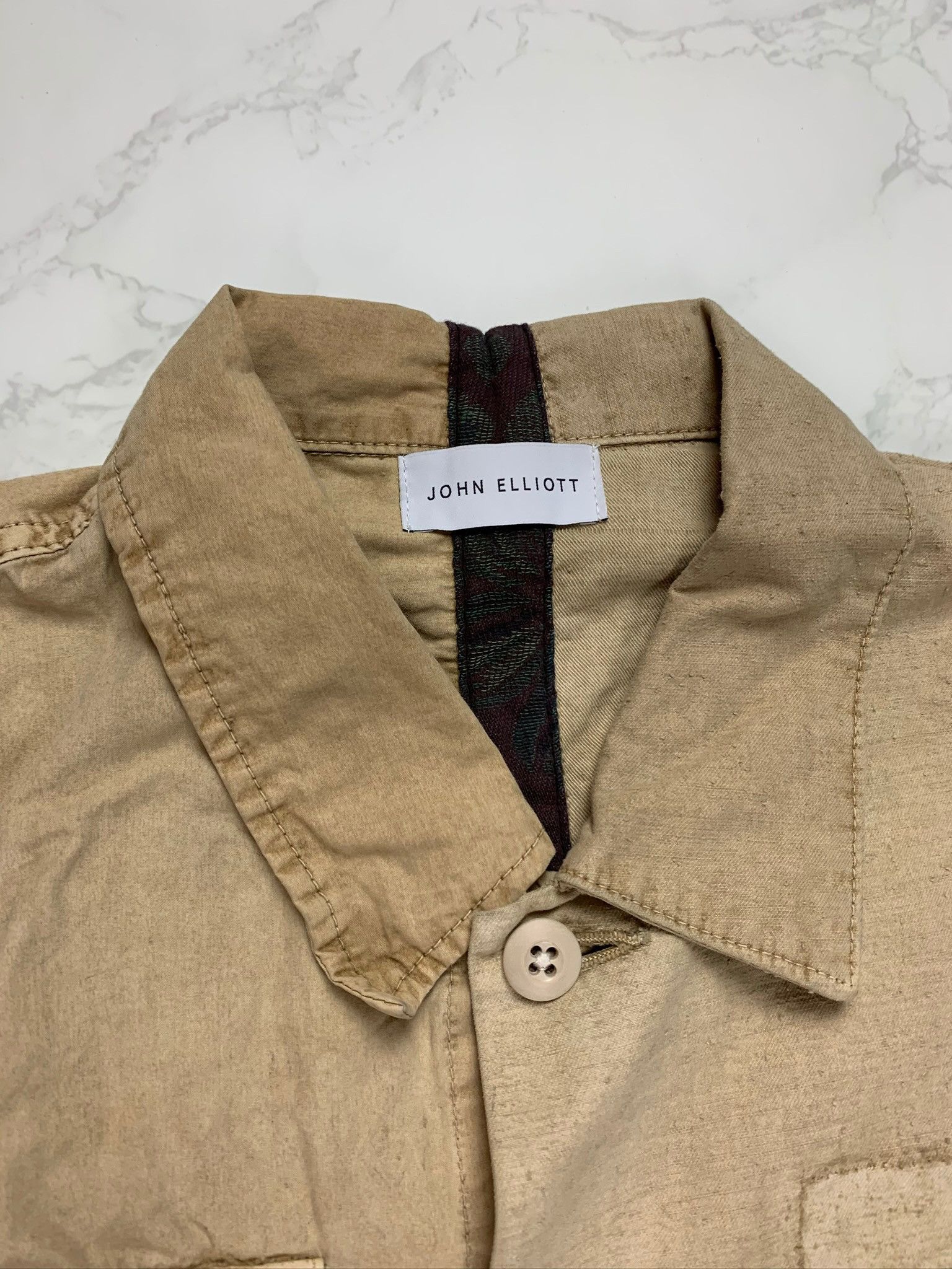 John Elliott 🔥[SALE]🔥 John Elliott Selfridges Distorted Dune Shirt Size US M / EU 48-50 / 2 - 12 Thumbnail