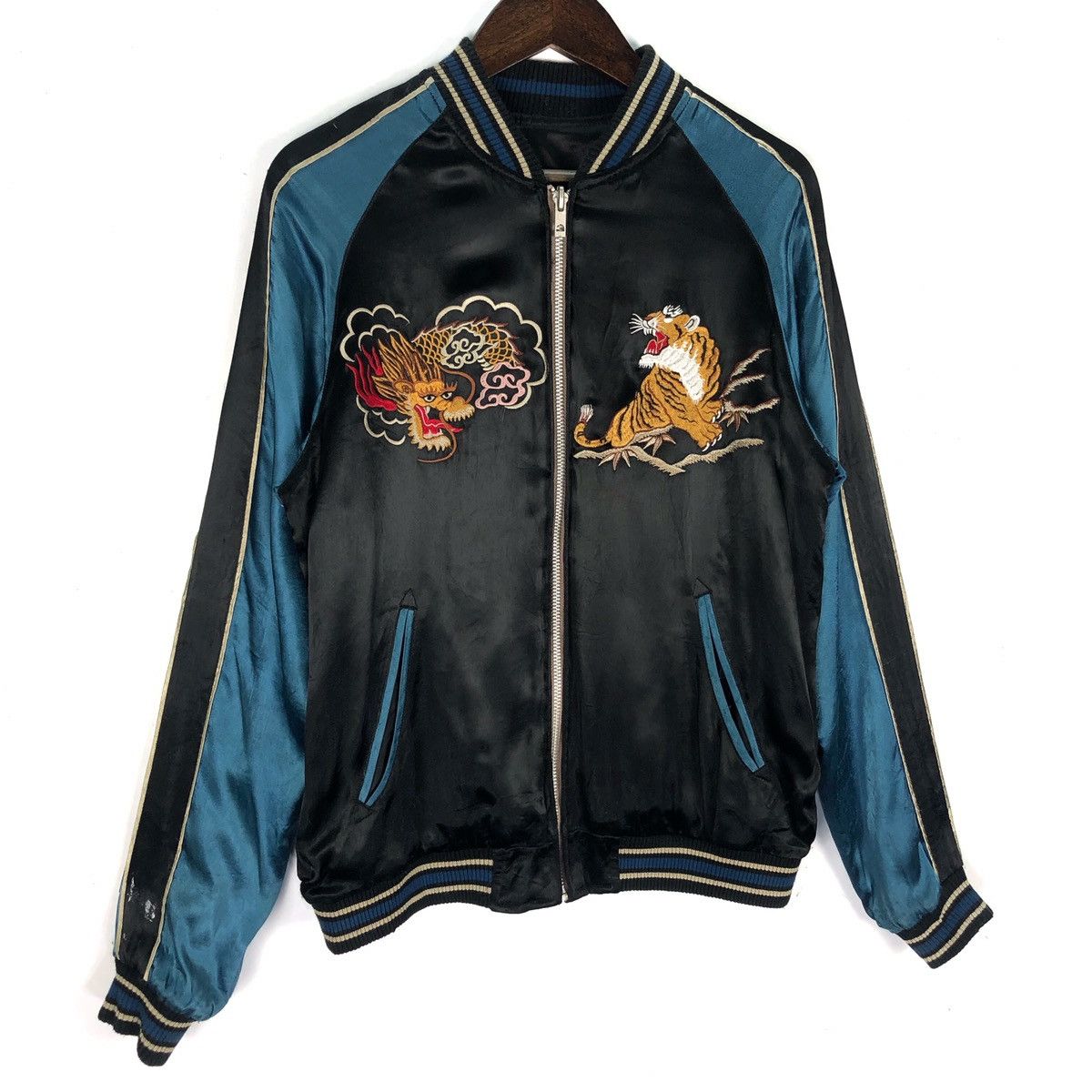 Japanese Brand Vintage Reversible Sukajan Souvenir Jacket Size US M / EU 48-50 / 2 - 9 Thumbnail