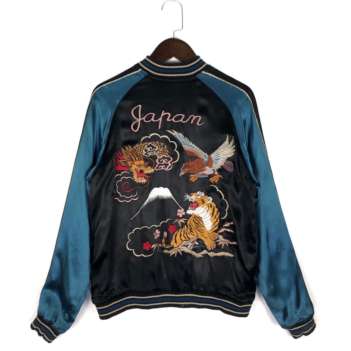 Japanese Brand Vintage Reversible Sukajan Souvenir Jacket Size US M / EU 48-50 / 2 - 2 Thumbnail