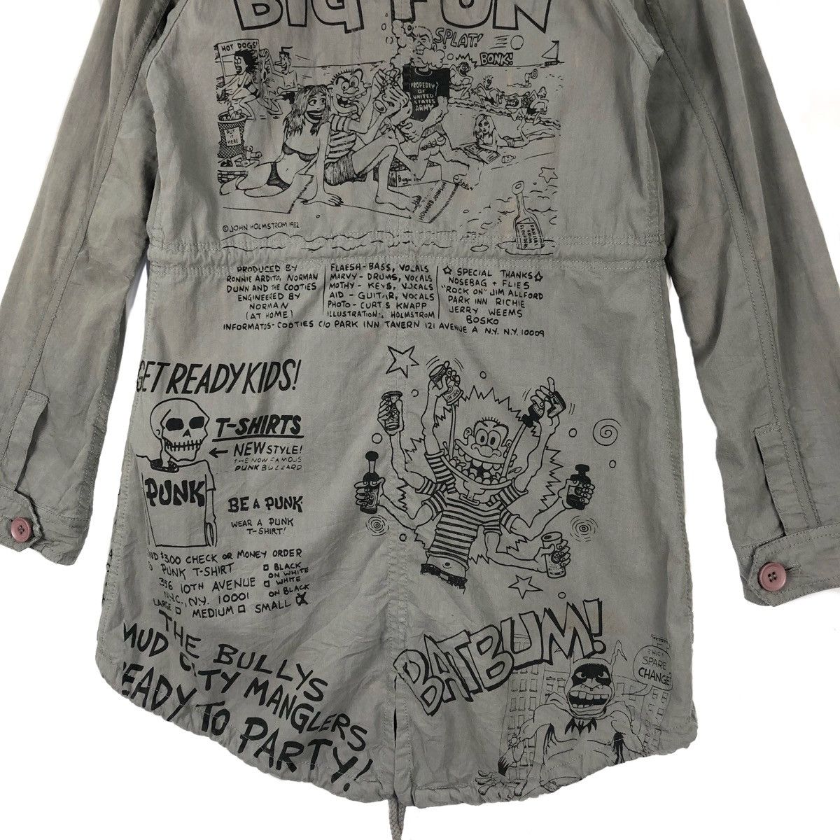 Japanese Brand × Seditionaries Moussy X Punk Magazine John Holmstrom Distressed Parka Size US S / EU 44-46 / 1 - 9 Thumbnail