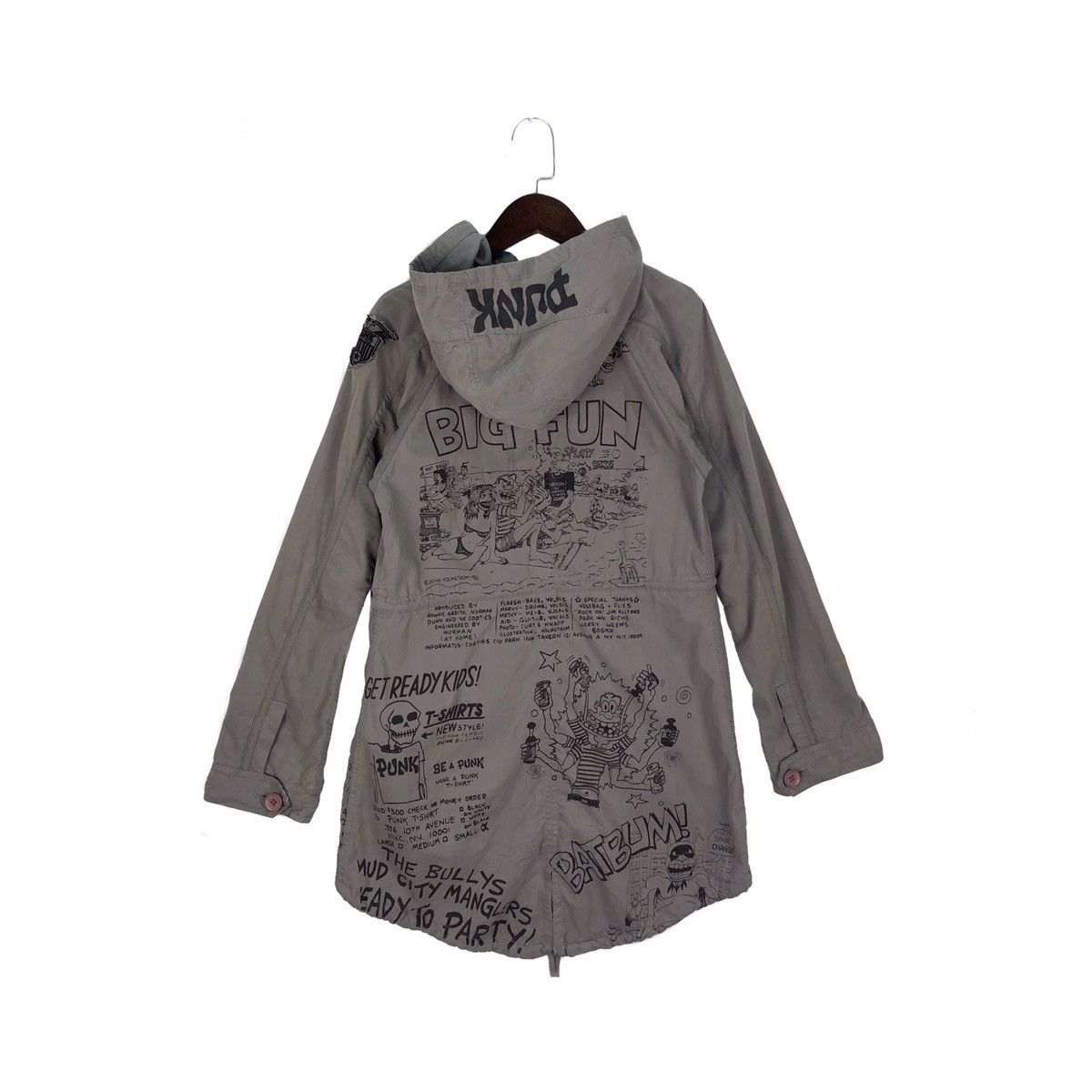 Japanese Brand × Seditionaries Moussy X Punk Magazine John Holmstrom Distressed Parka Size US S / EU 44-46 / 1 - 1 Thumbnail