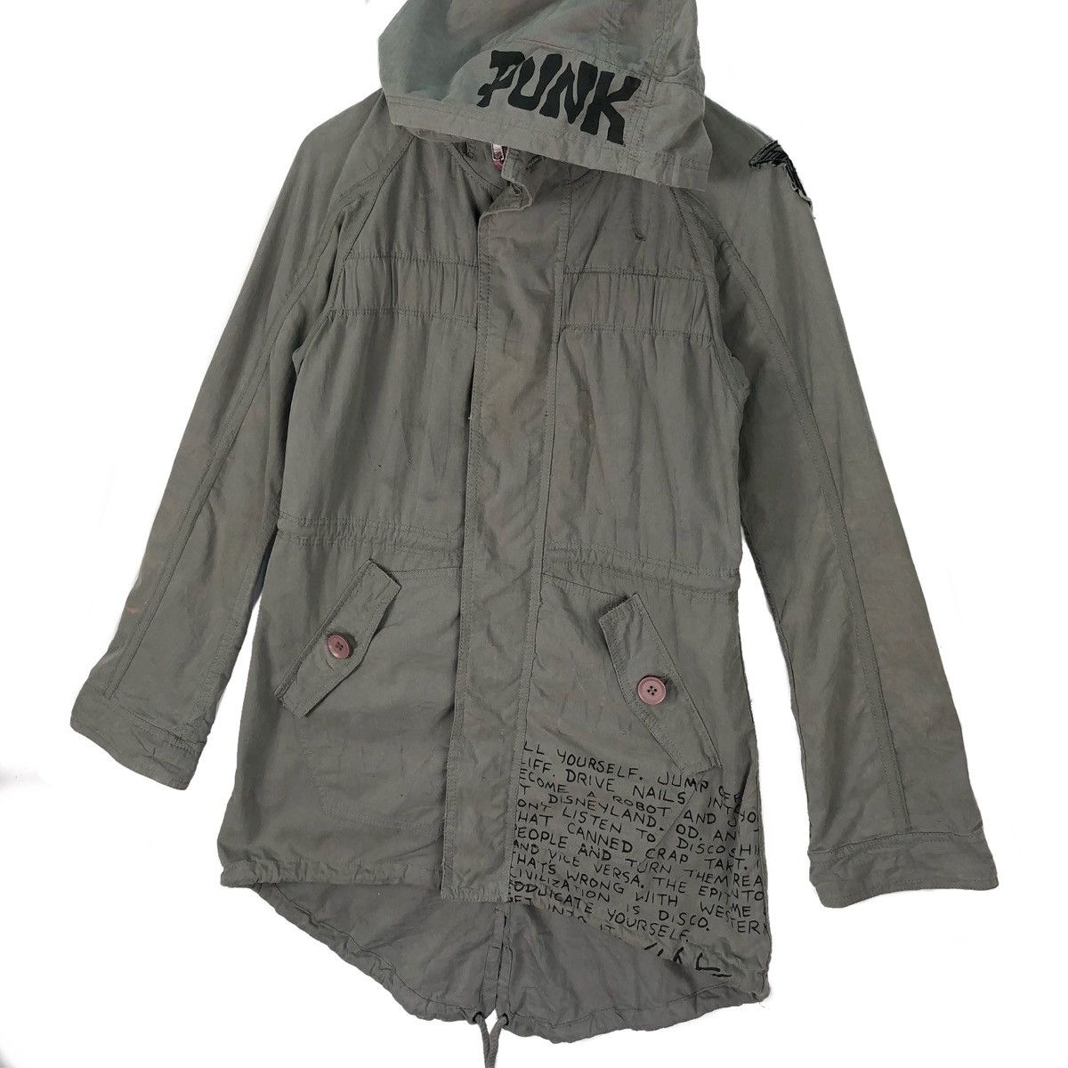 Japanese Brand × Seditionaries Moussy X Punk Magazine John Holmstrom Distressed Parka Size US S / EU 44-46 / 1 - 4 Thumbnail