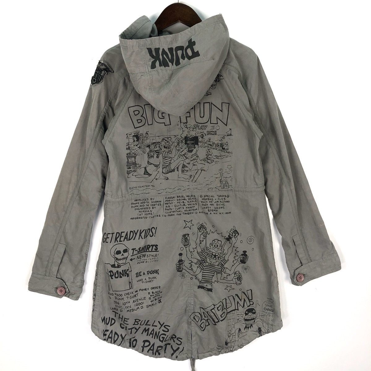Japanese Brand × Seditionaries Moussy X Punk Magazine John Holmstrom Distressed Parka Size US S / EU 44-46 / 1 - 5 Thumbnail