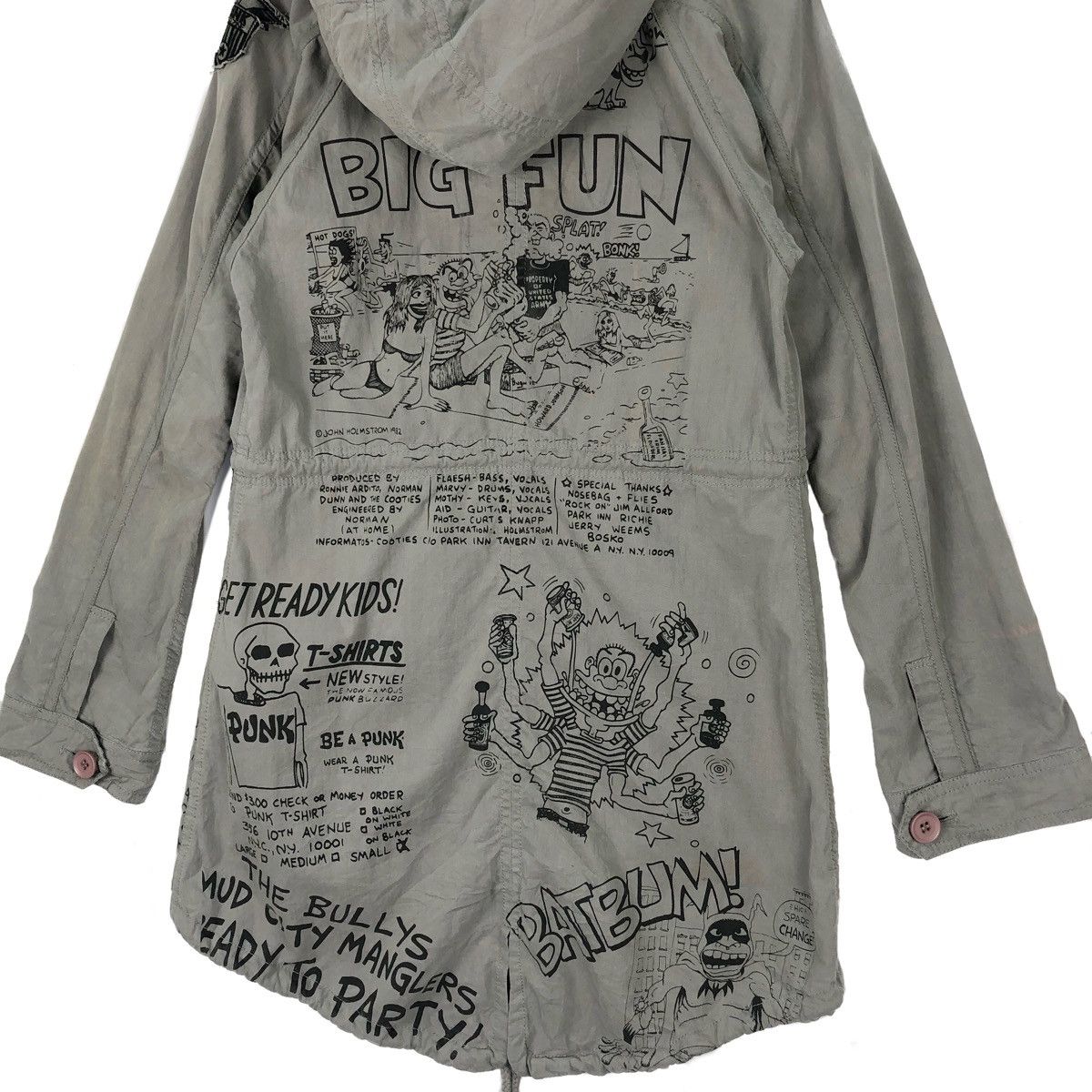 Japanese Brand × Seditionaries Moussy X Punk Magazine John Holmstrom Distressed Parka Size US S / EU 44-46 / 1 - 6 Thumbnail