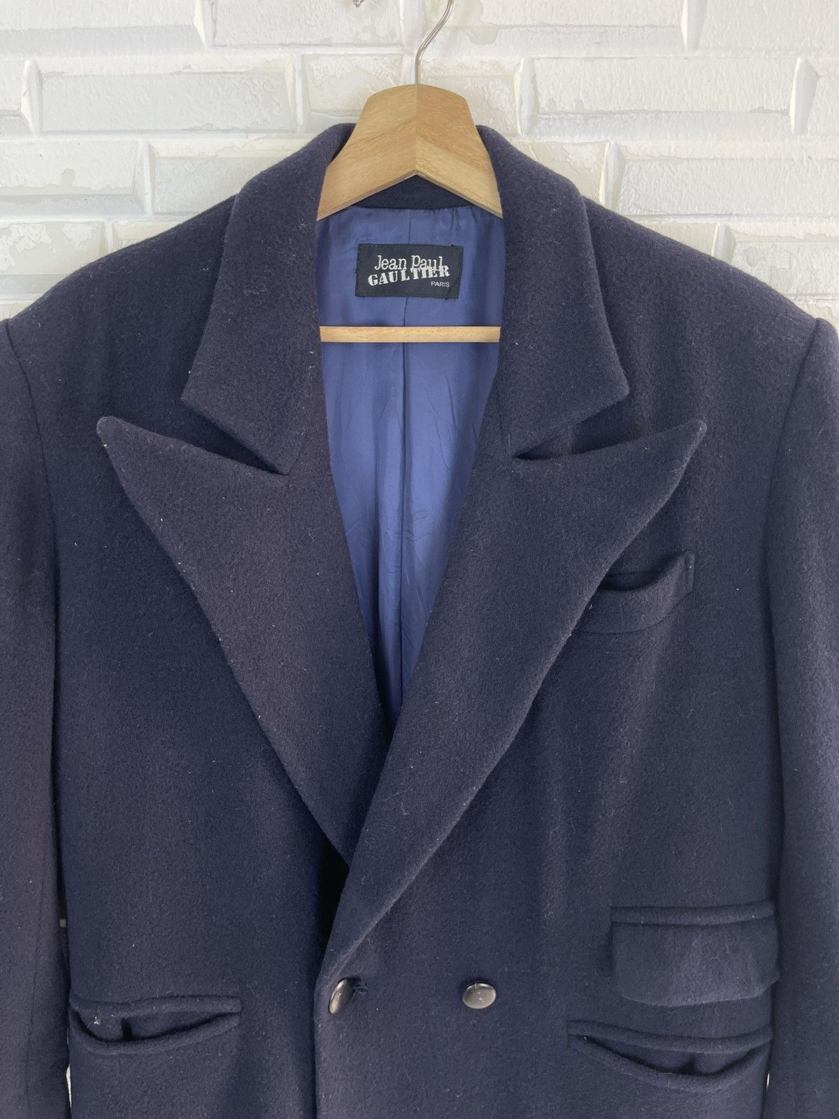 Jean Paul Gaultier 🔥🚀FREE SHIPPING🚀Vtg JP Gaultier Paris Coat Cashmere Size US M / EU 48-50 / 2 - 5 Thumbnail