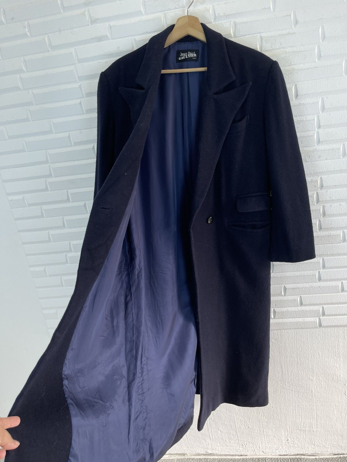 Jean Paul Gaultier 🔥🚀FREE SHIPPING🚀Vtg JP Gaultier Paris Coat Cashmere Size US M / EU 48-50 / 2 - 3 Thumbnail