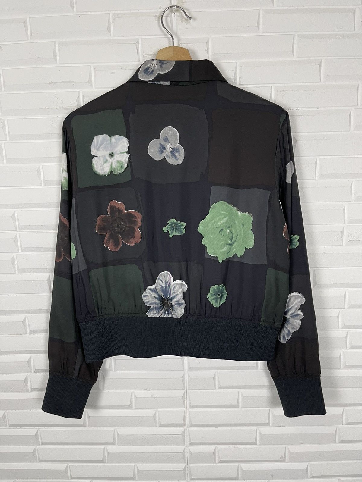 Yohji Yamamoto 🔥HOT SALE 🚀 🇯🇵Vintage FLORAL DESIGN by Yohji Yamamoto Zipper Size M / US 6-8 / IT 42-44 - 5 Thumbnail