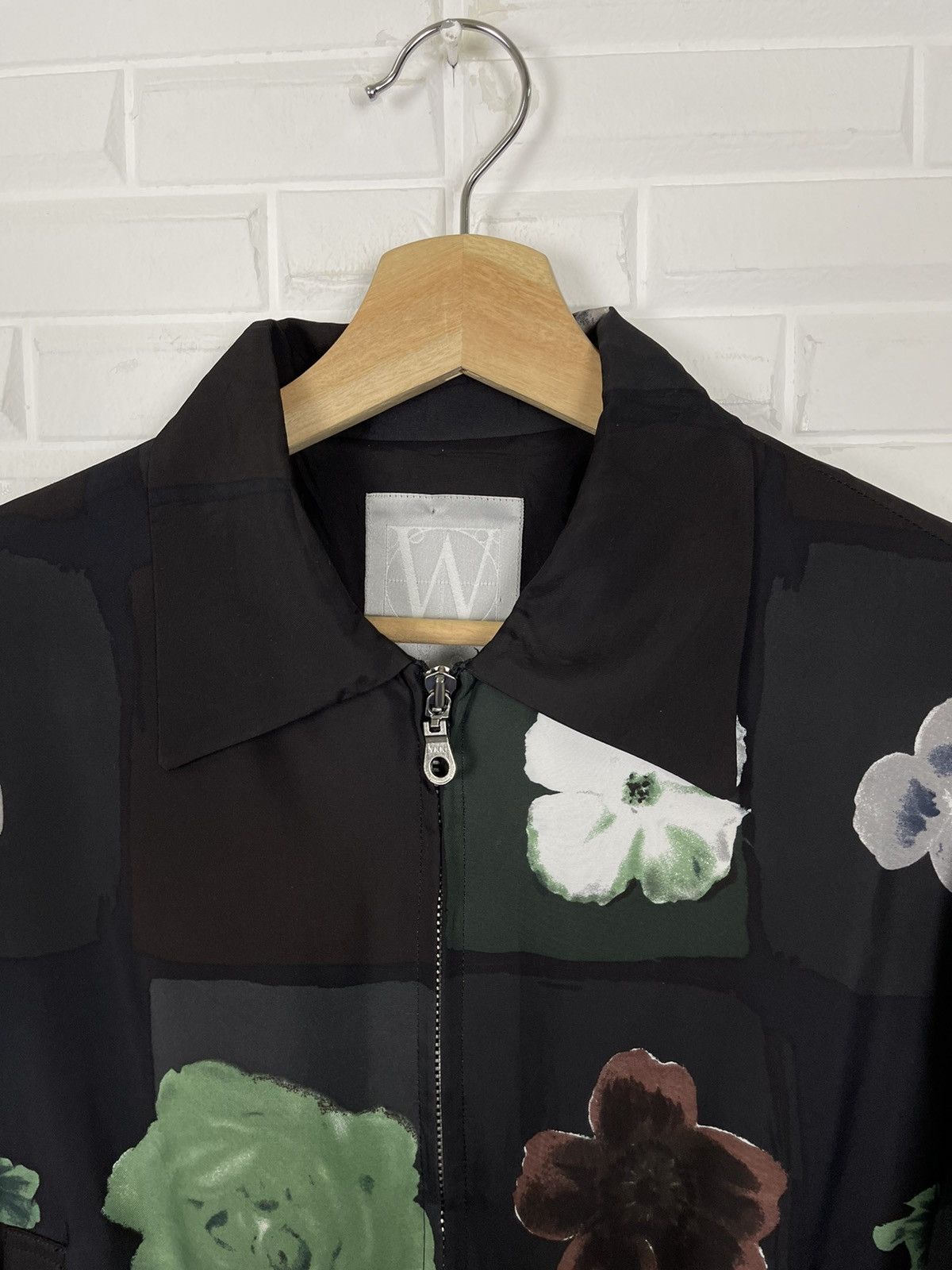 Yohji Yamamoto 🔥HOT SALE 🚀 🇯🇵Vintage FLORAL DESIGN by Yohji Yamamoto Zipper Size M / US 6-8 / IT 42-44 - 4 Thumbnail